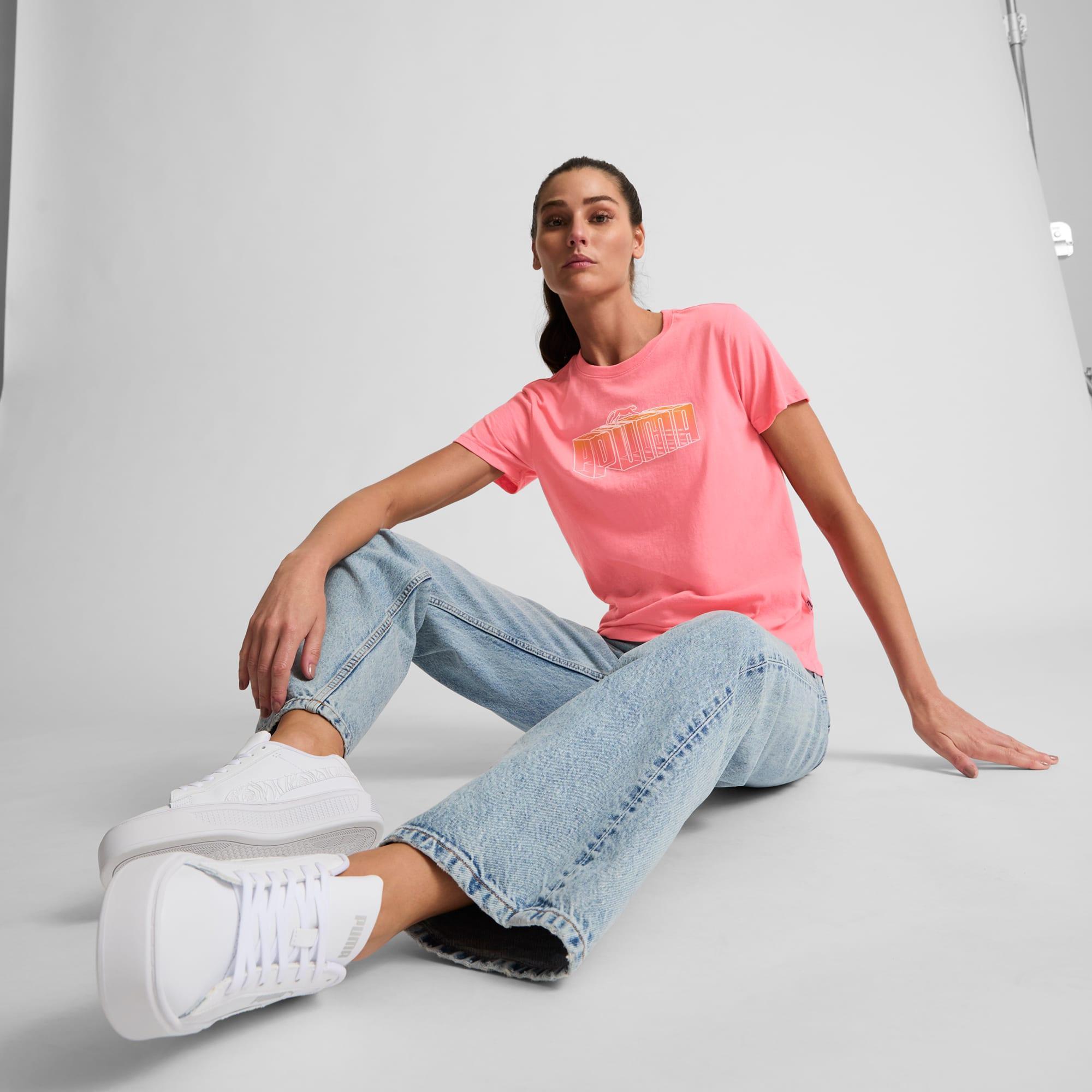 PUMA Novelty Fade Out Womens T-Shirt Product Image