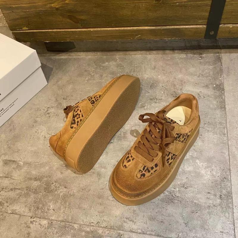 Lace-Up Platform Sneakers Product Image