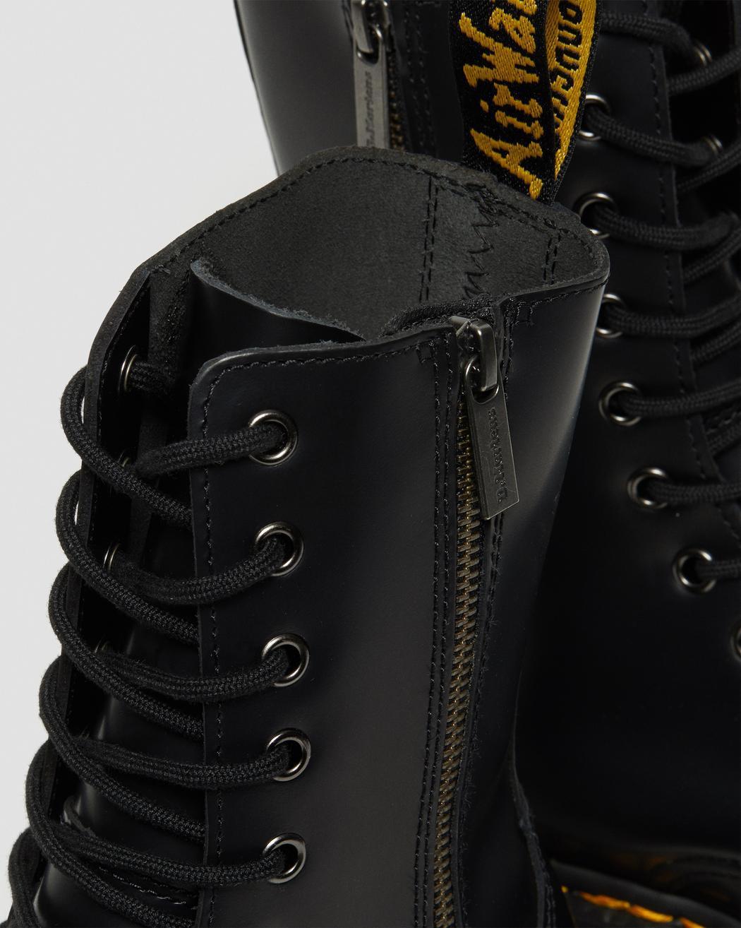 Jadon Hi Boot Smooth Leather Platforms Product Image