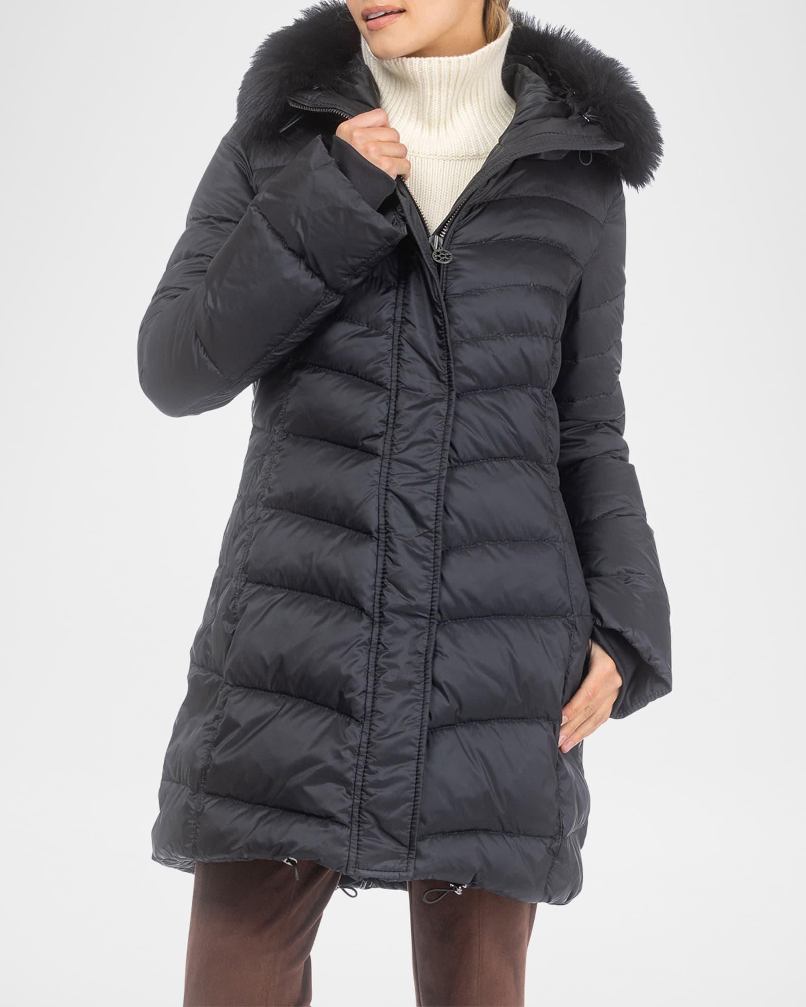 Apres-Ski Jacket With Detachable Toscana Lamb Shearling Hood Trim Product Image