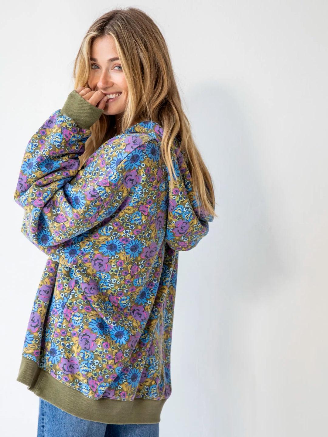 Oversized Printed Hoodie Product Image