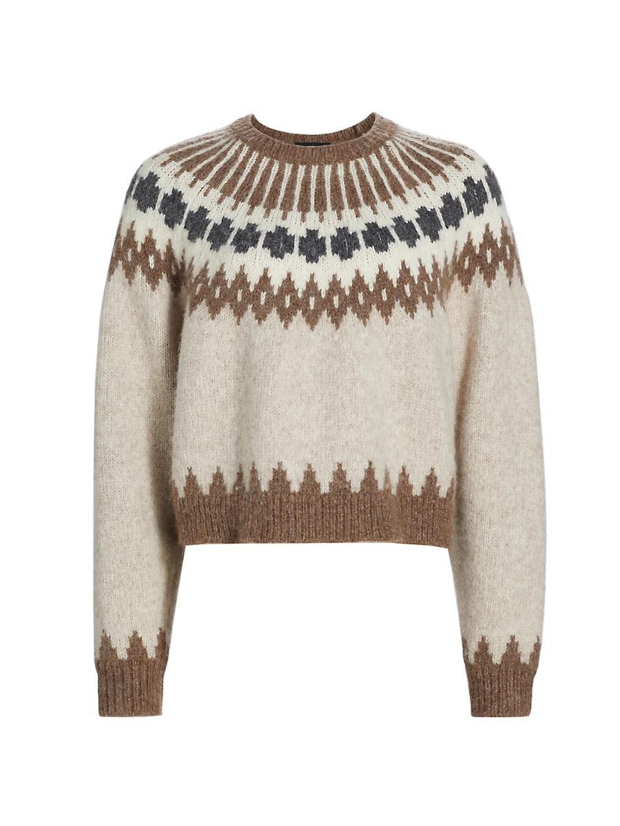 Womens Alena Fair-Isle-Inspired Sweater Product Image