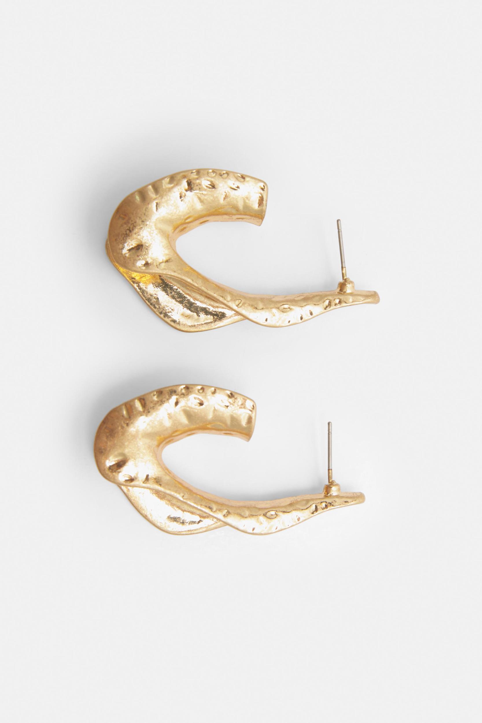 Irregular leaf earrings Product Image