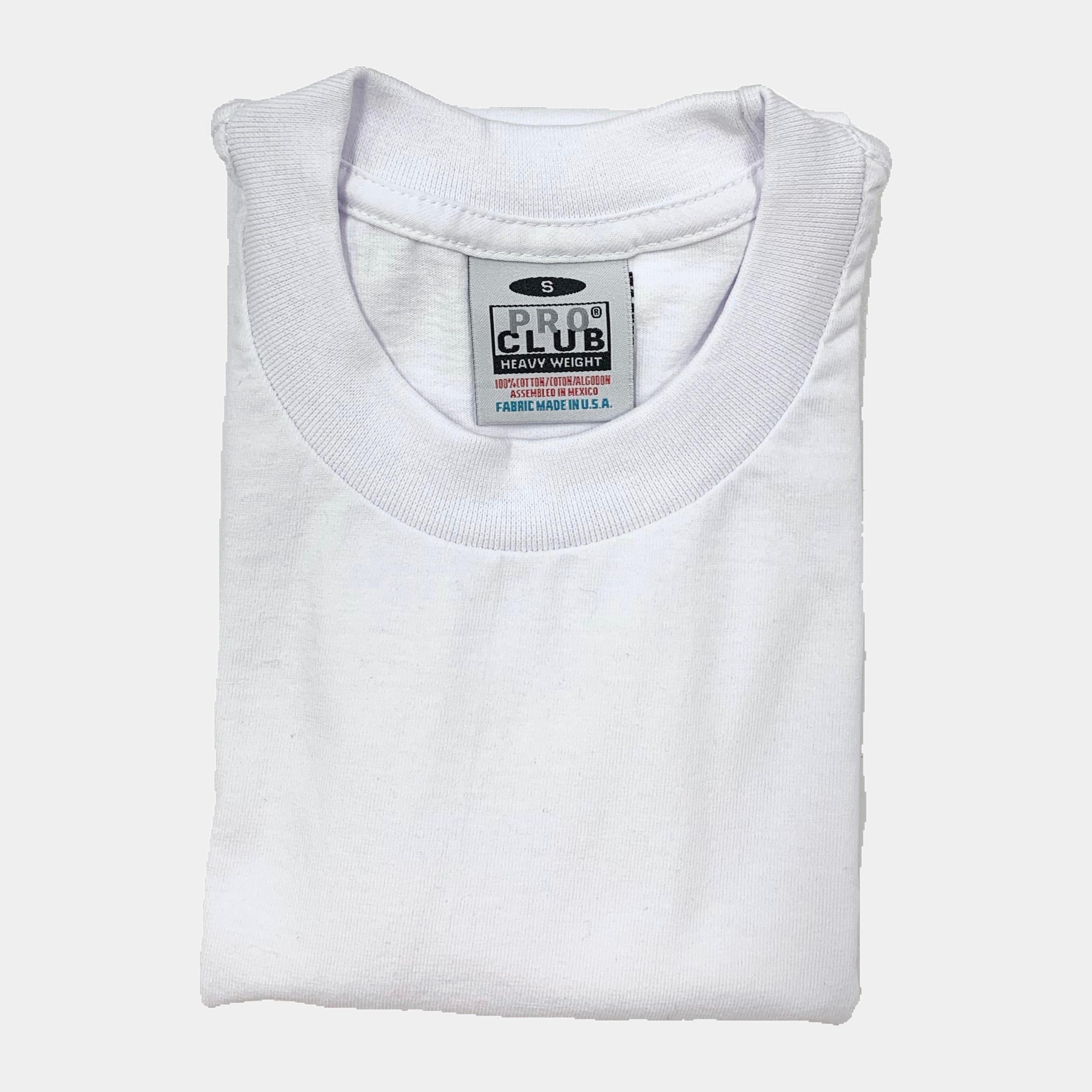 Pro Club Men's Heavyweight Cotton Short Sleeve Crew Neck T-Shirt Male Product Image