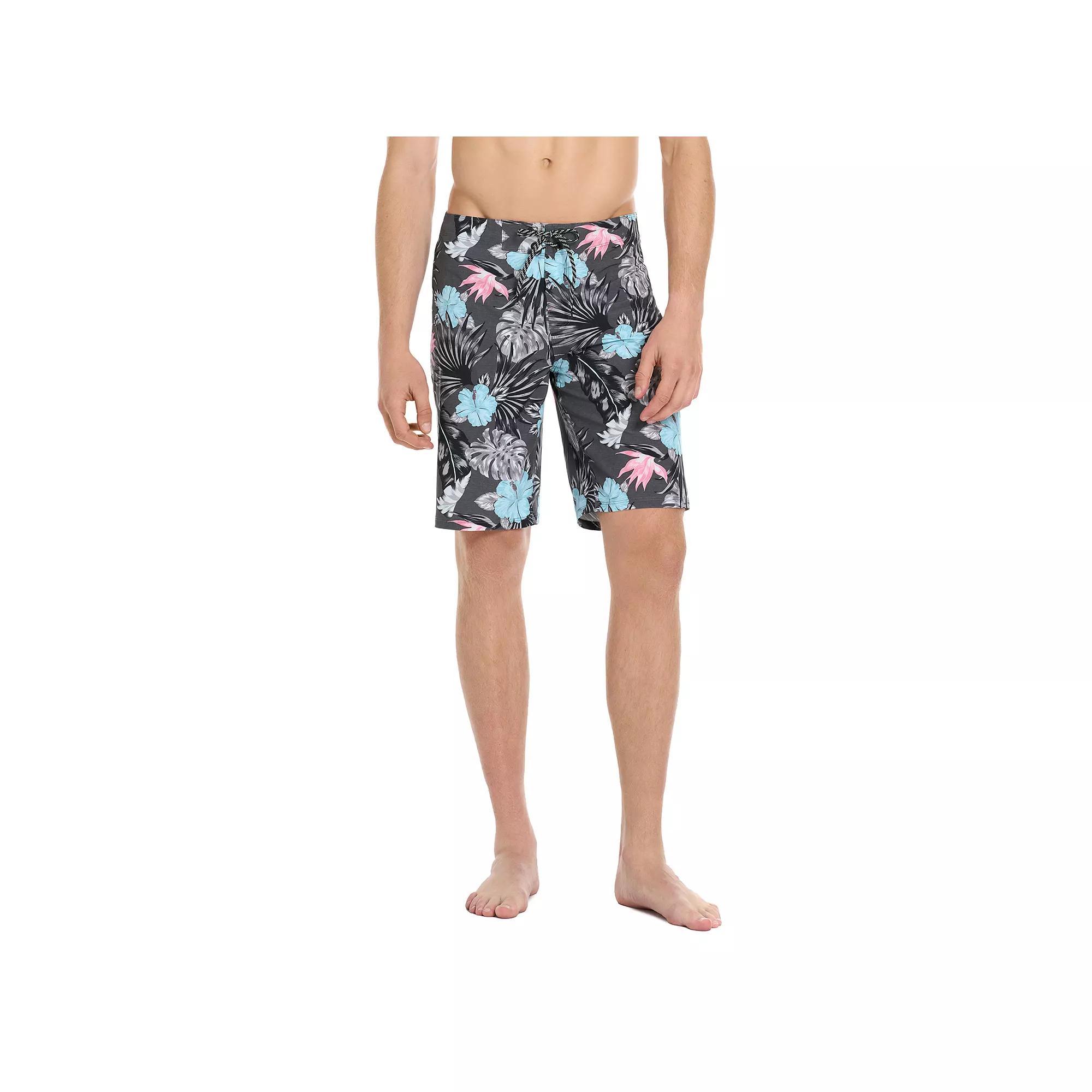 Men's Hurley 9.5" Printed Boardshorts, Size: 30, Dark Grey Grey Product Image