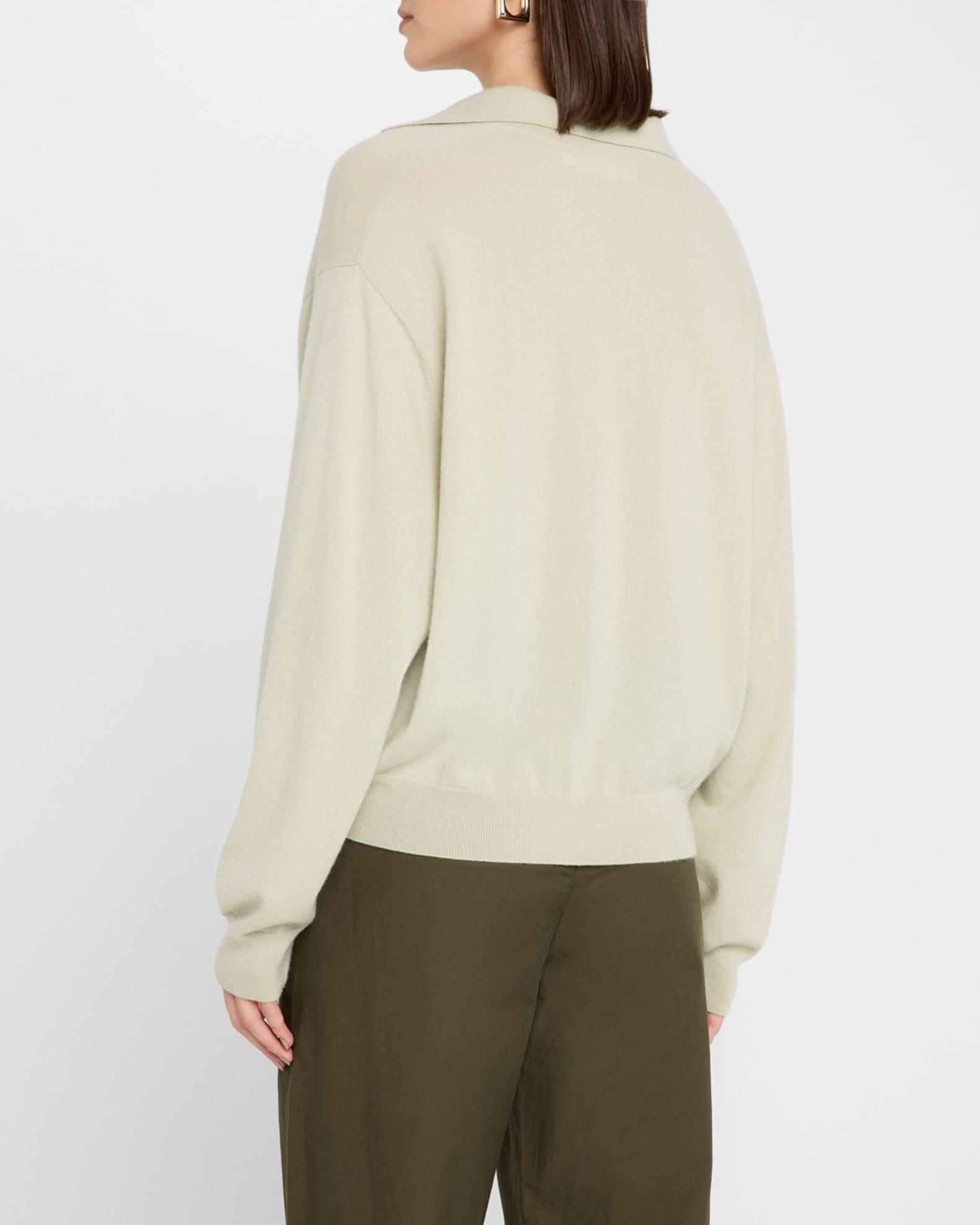 Oxford Long-Sleeve Cashmere Pullover Product Image