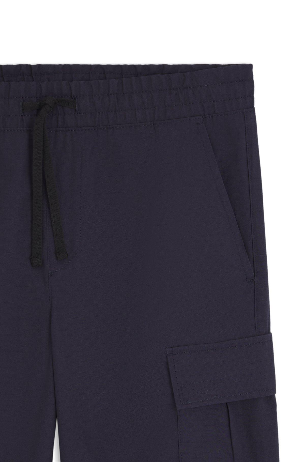 Relaxed-fit cargo trousers in ripstop cotton Product Image
