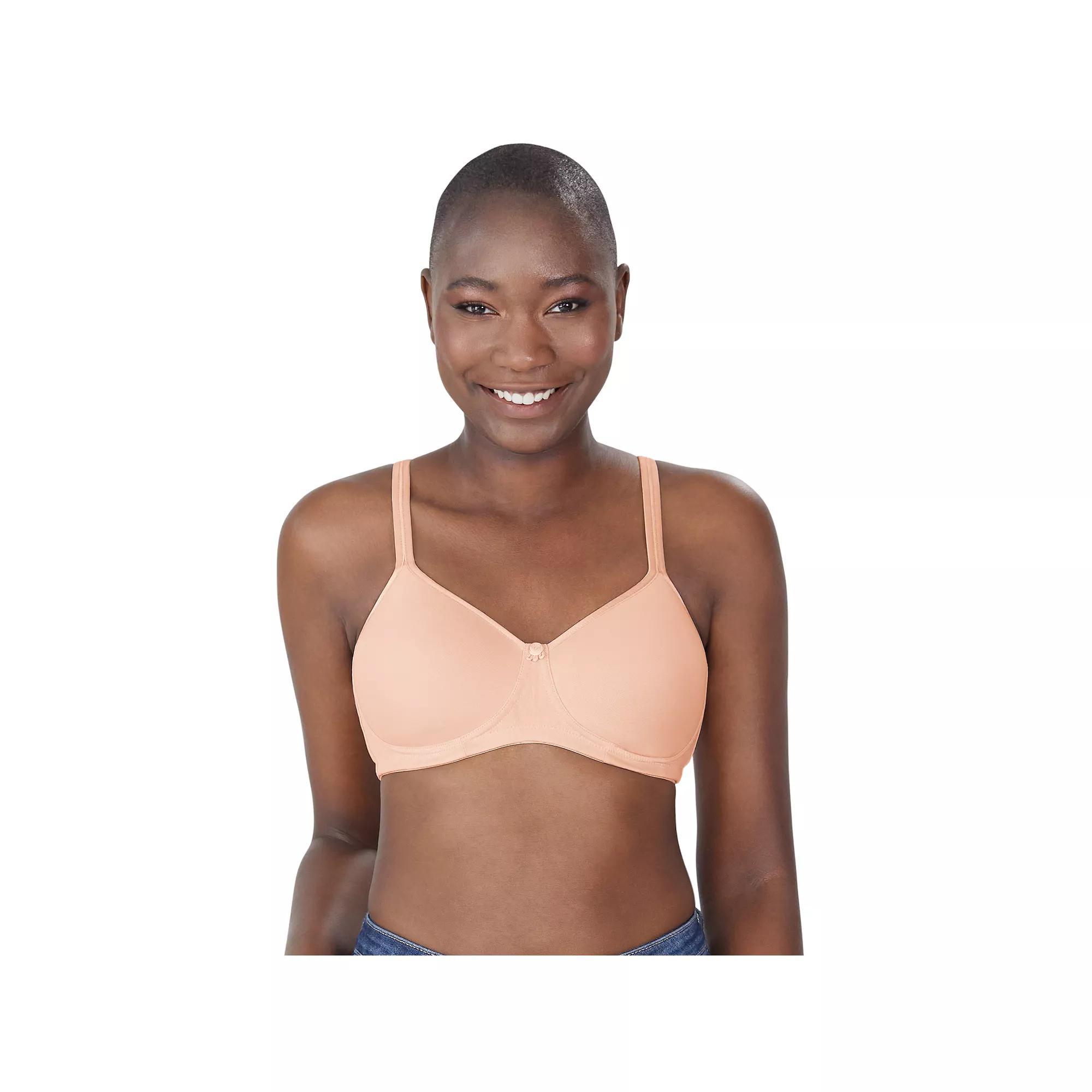 Amoena Mastectomy Bra: Mara Padded Wireless, Women's, Size: 36 G, Blush Product Image