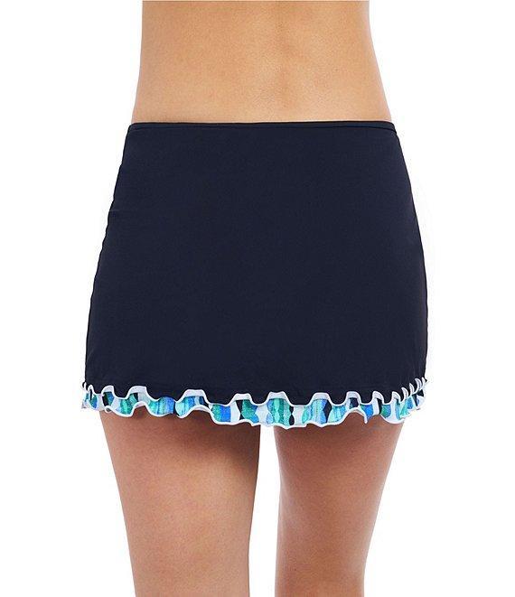 Profile By Gottex Bachata Side Slit High Waist Skirted Swim Bottom Product Image