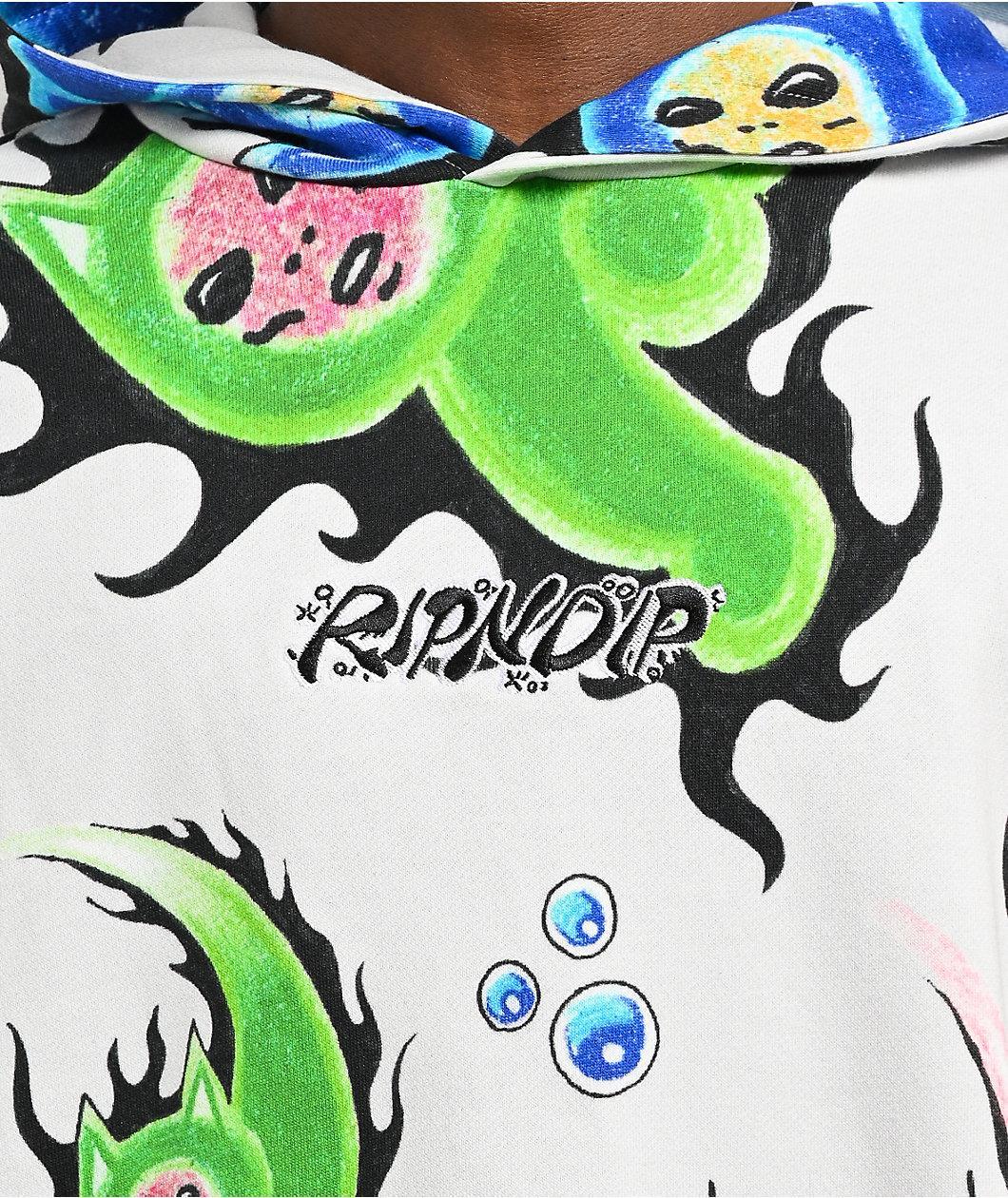 RIPNDIP Ember White Hoodie Product Image