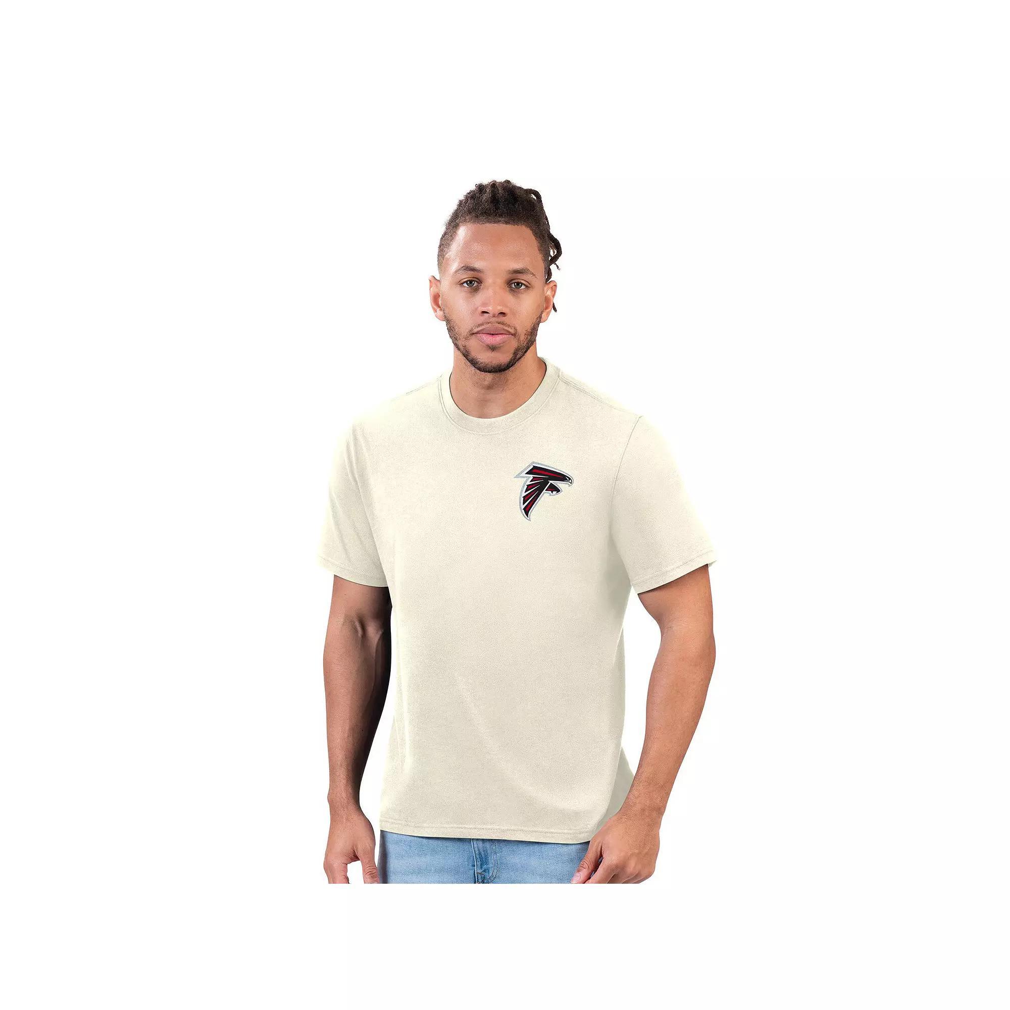 Men's Margaritaville Cream Atlanta Falcons Time Flies T-Shirt, Size: Medium, Beige Product Image
