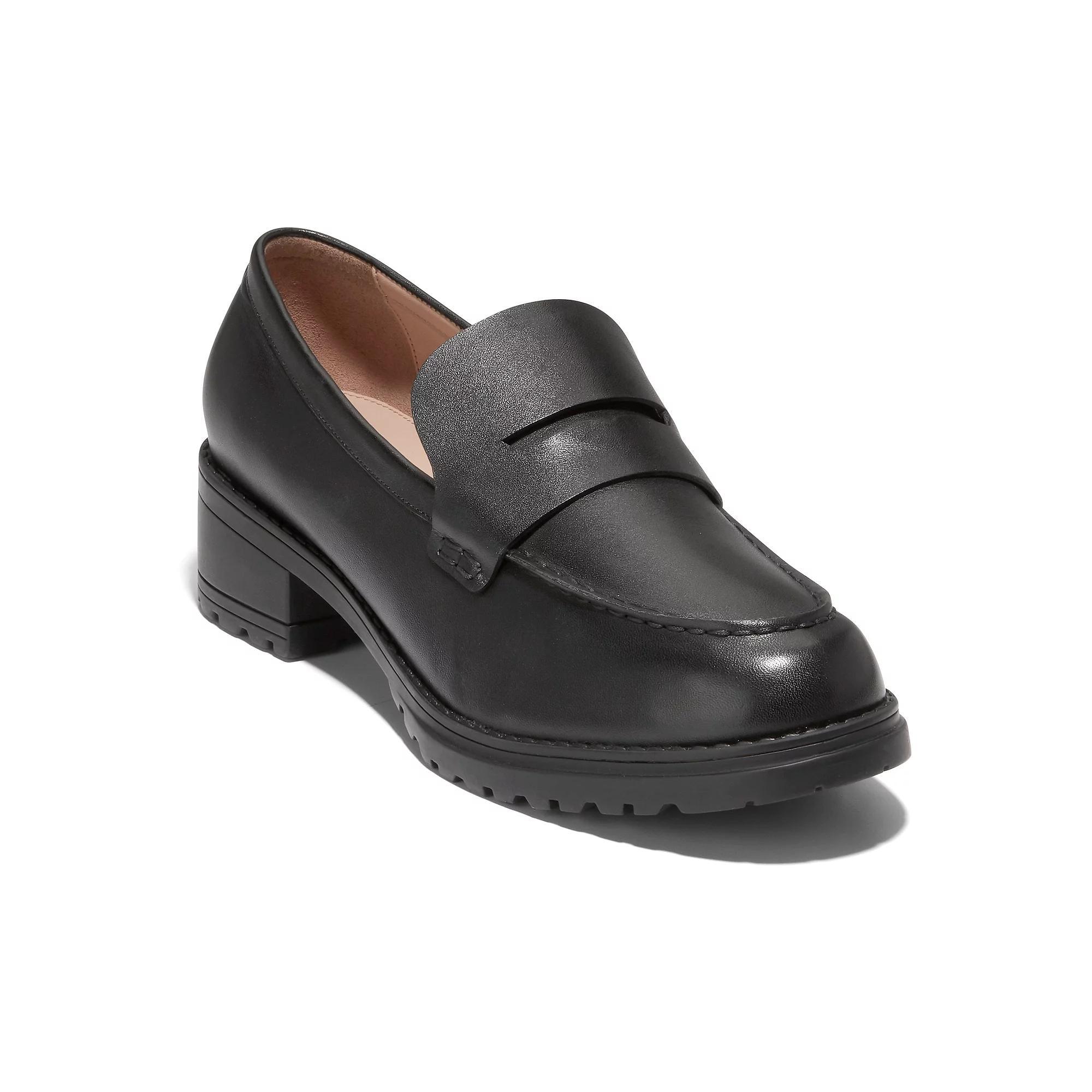 Cole Haan Camea Women's Leather Loafers, Size: 10, Black Product Image