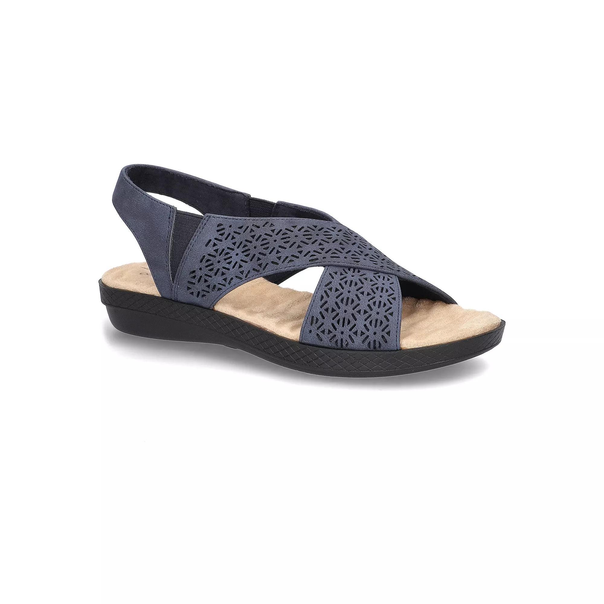 Easy Street Claudia Women's Slingback Sandals, Size: 8, Blue Product Image