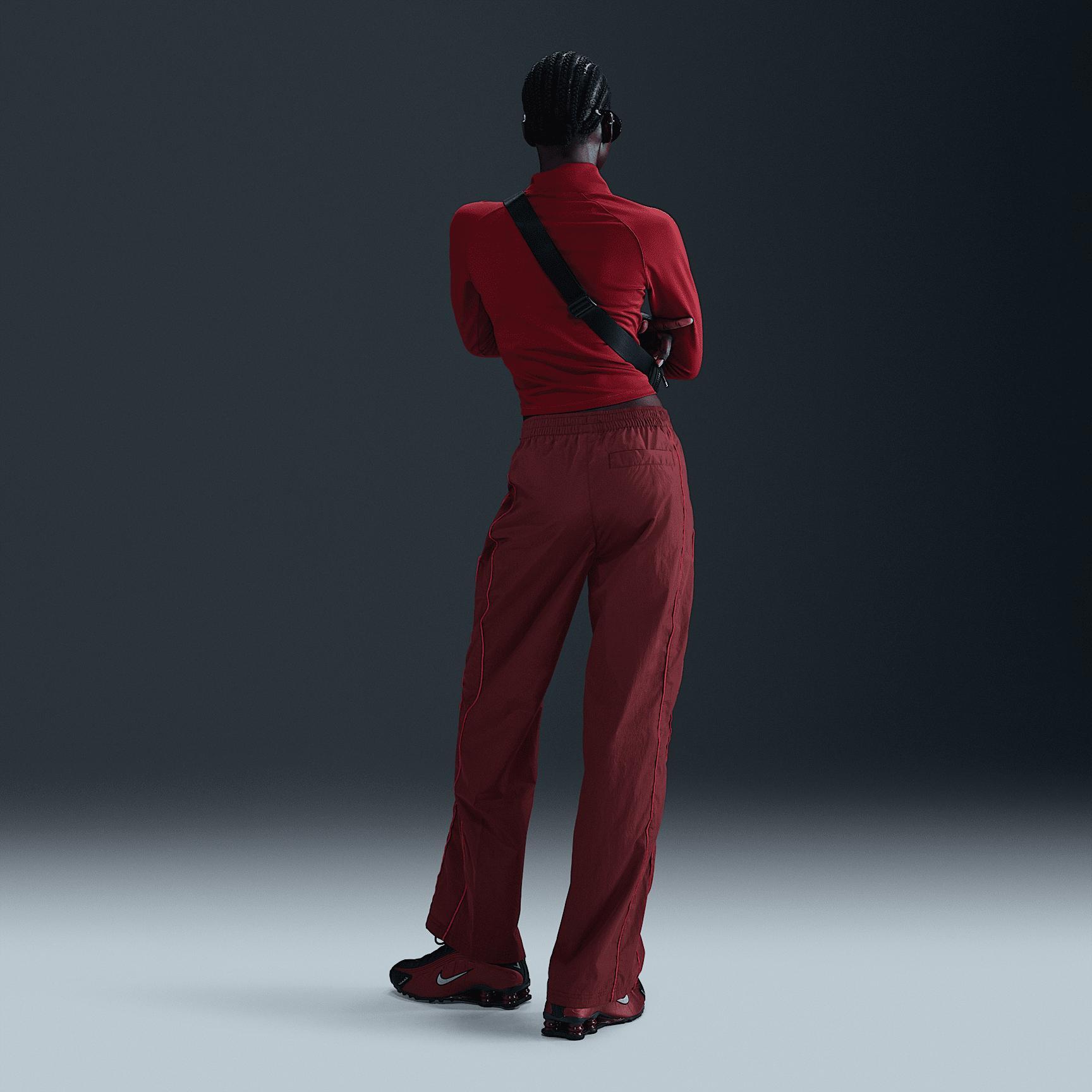 Nike Women's Windrunner High-Waisted Woven Open-Hem Pants Product Image