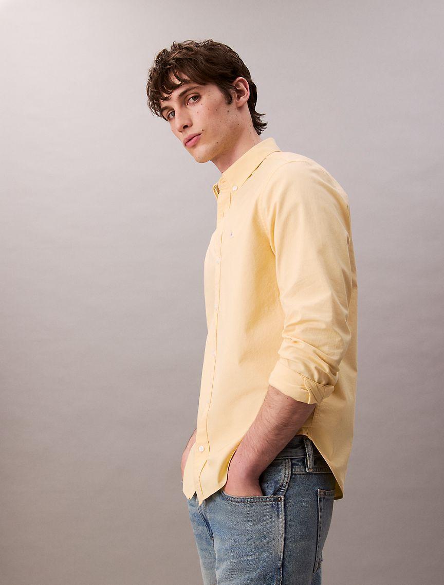 Solid Oxford Classic Button-Down Shirt Product Image