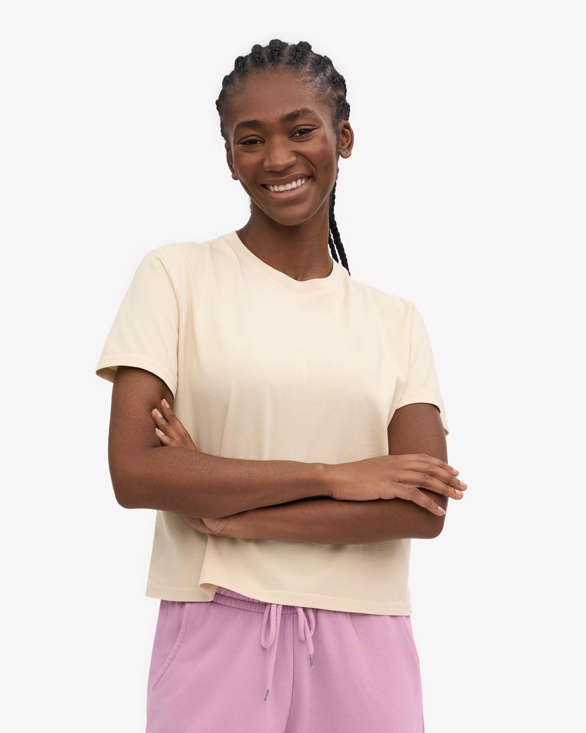 Type: CS2057/Organic Boxy Crop Tee/F Product Image