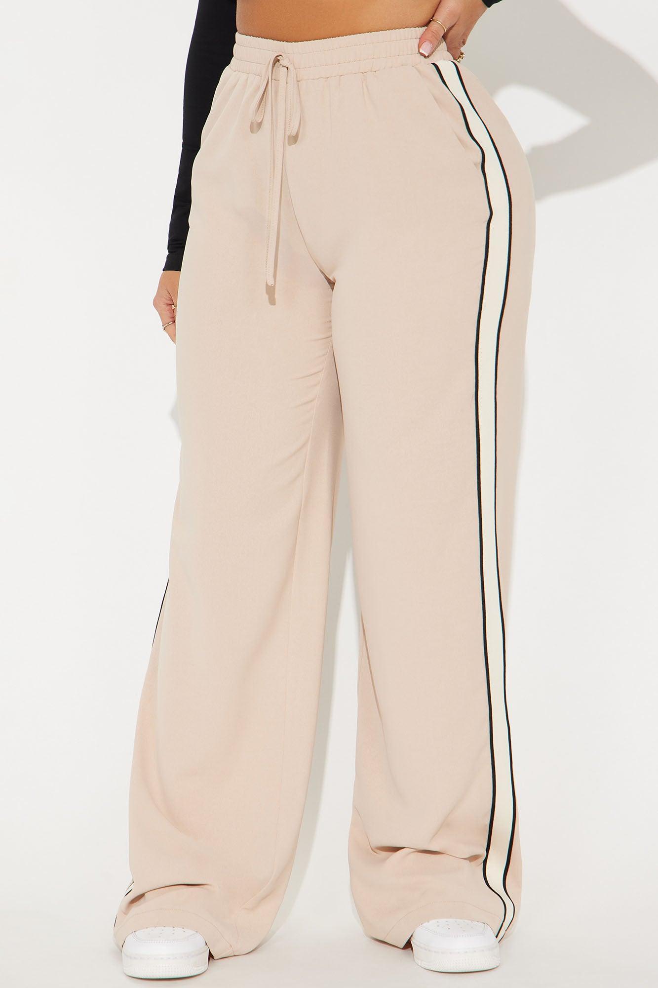 Nancy Track Trouser Pant - Tan Product Image