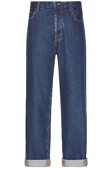 THE ROW Morton Slim Jean In Indigo Product Image