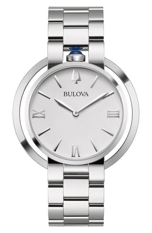 Bulova Mens Diamond Accent Gold-Tone Stainless Steel Watch - 97D123K Gold Tone Product Image