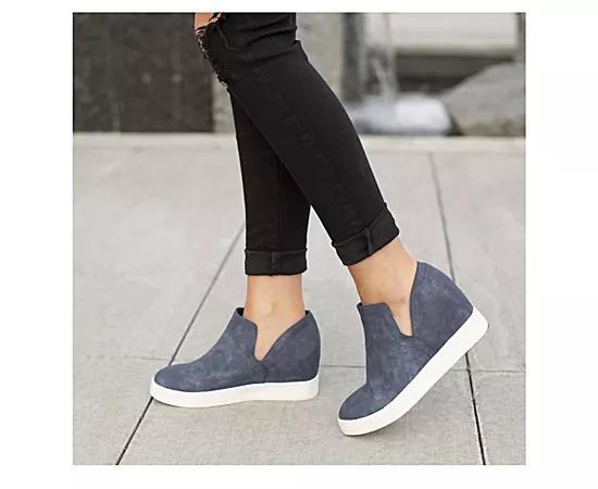 Journee Collection Womens Cardi Wedge Sneaker Product Image