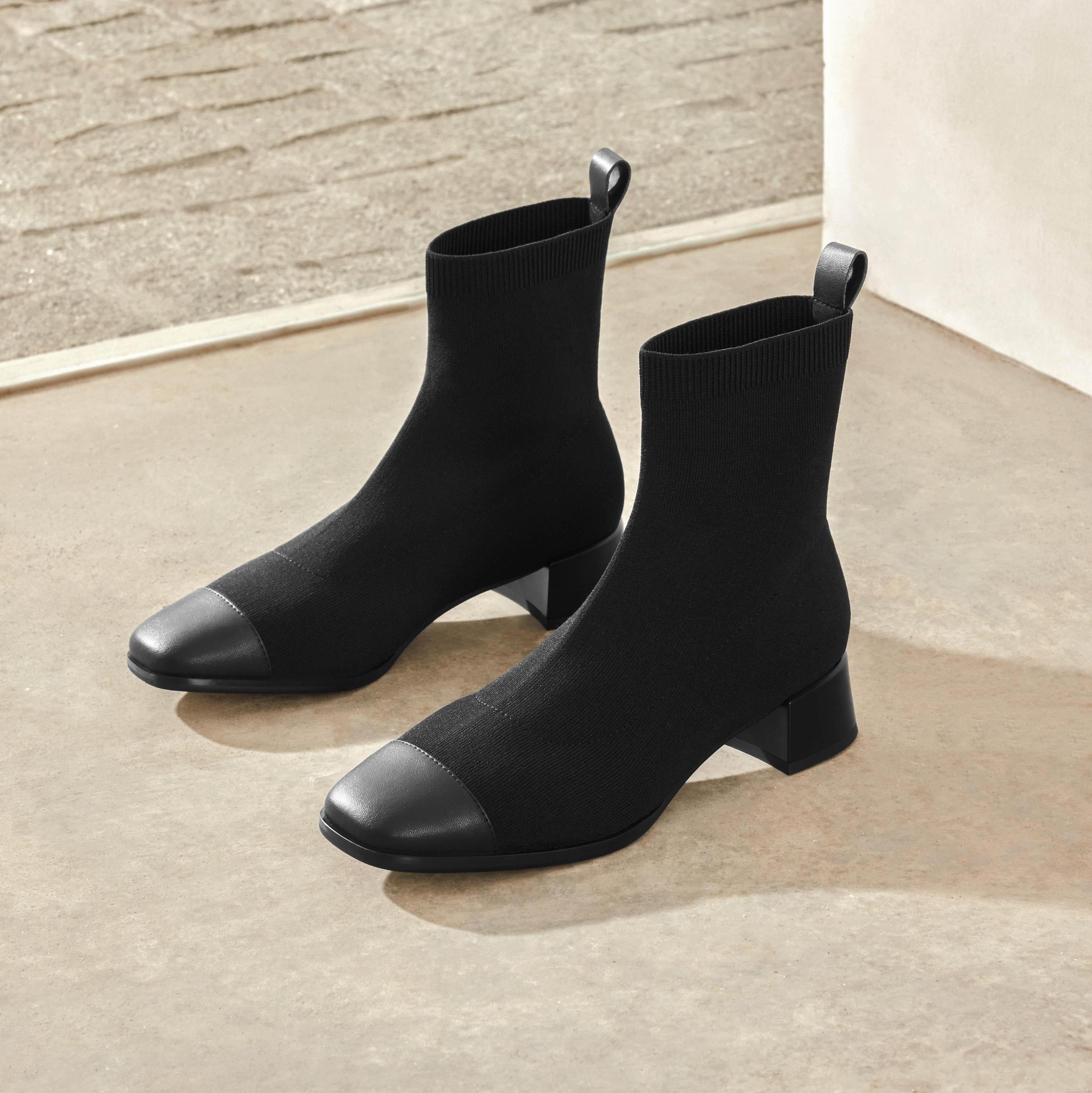 Square-Toe Water-Repellent Boots (Madison) Product Image