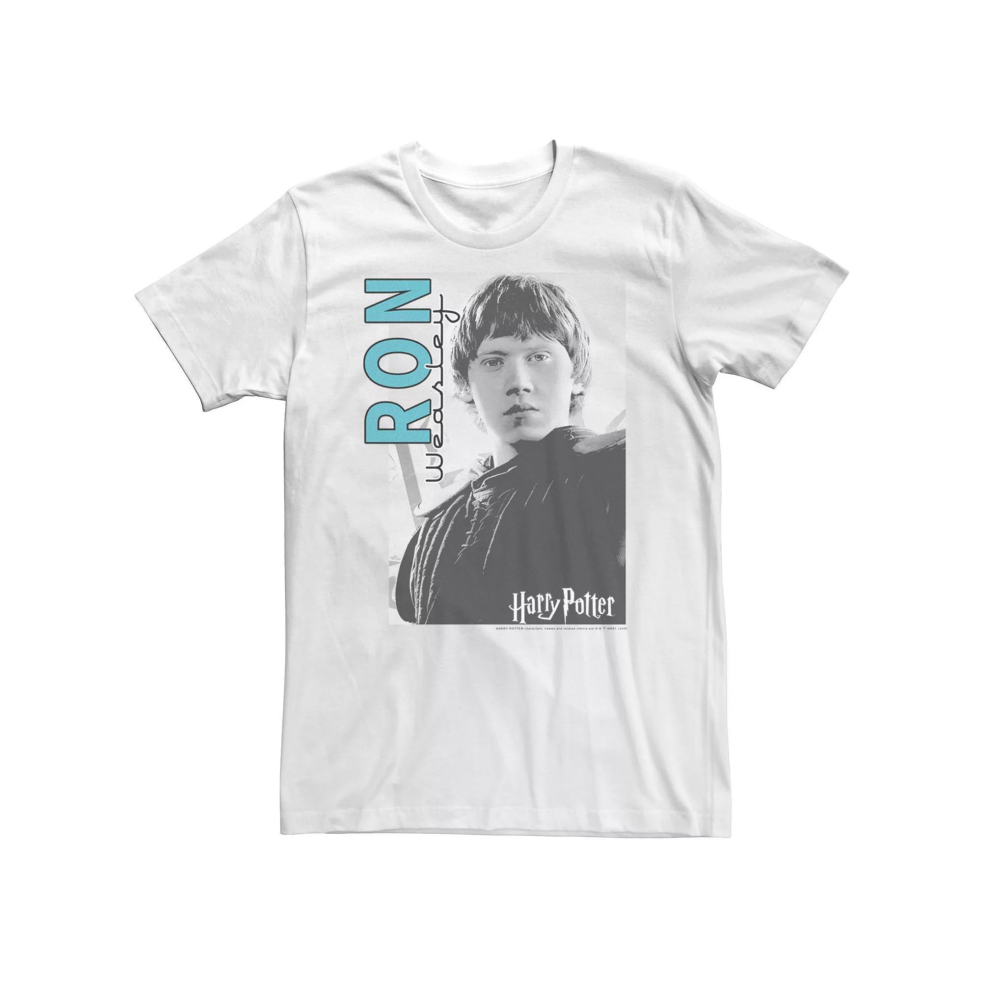 Big & Tall Harry Potter Ron Weasley Character Poster Tee, Men's, Size: 3XL, White Product Image