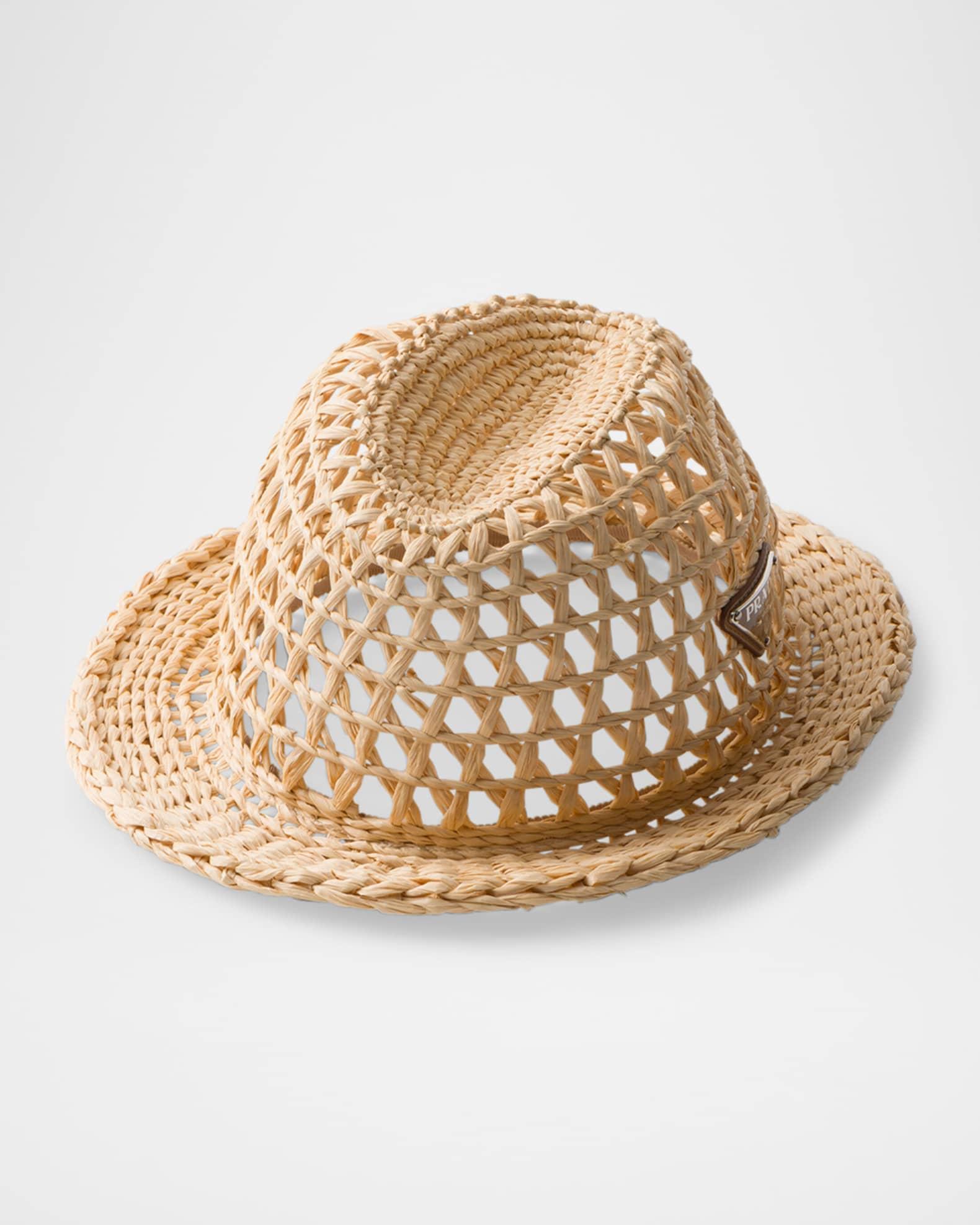 Men's Crochet Logo Fedora Hat Product Image