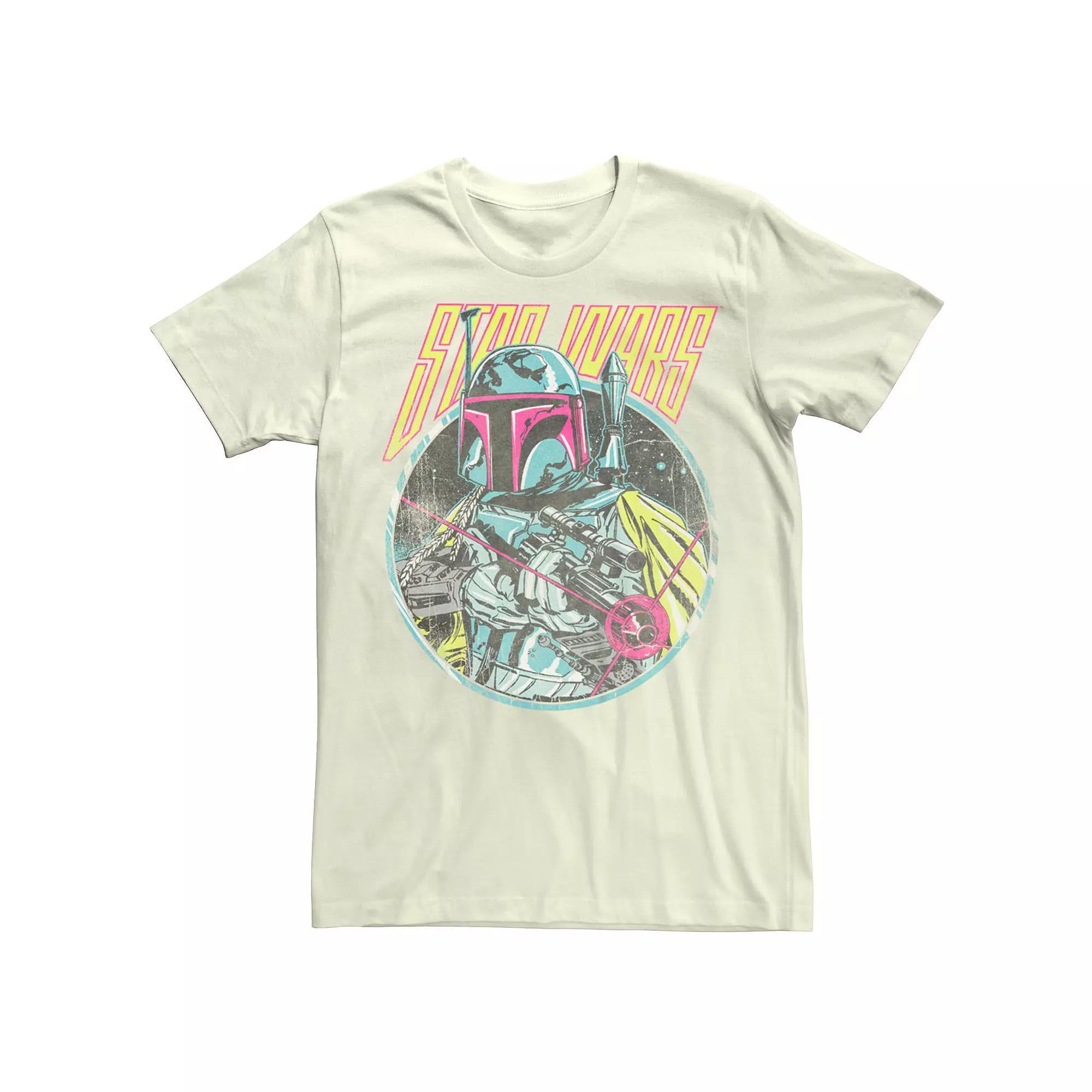 Men's Star Wars Bobba Blaster Tee, Size: XL, Natural Product Image