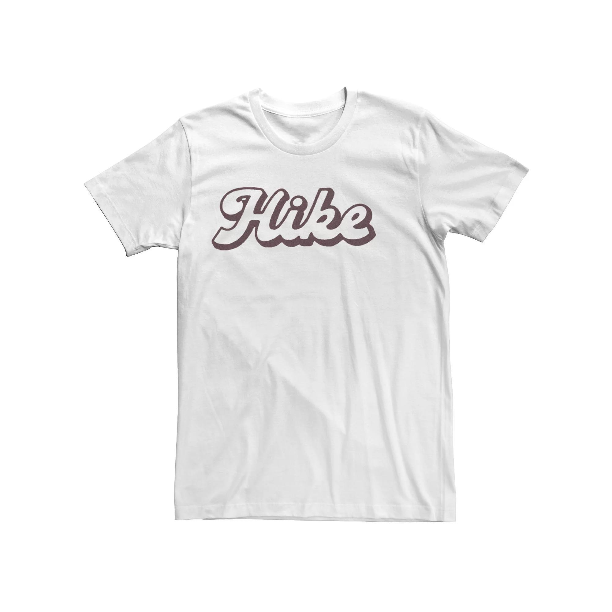 Men's Trendy Hike Bold Outline Tee, Size: XXL, White Product Image
