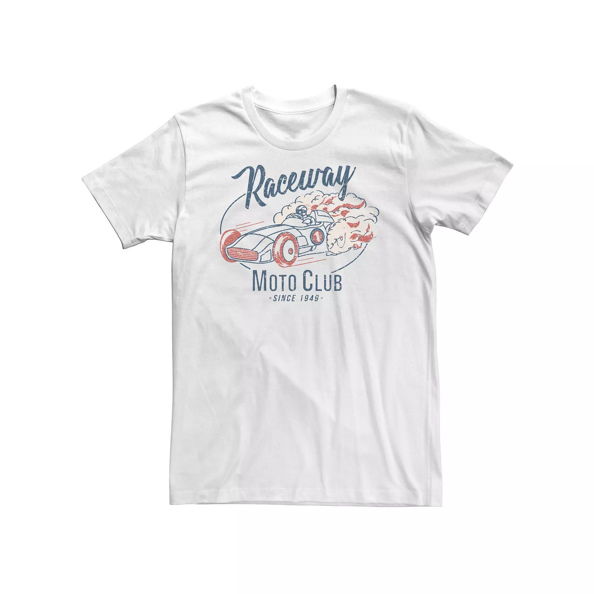 Big & Tall Raceway Moto Club Since 1949 Graphic Tee, Mens Product Image