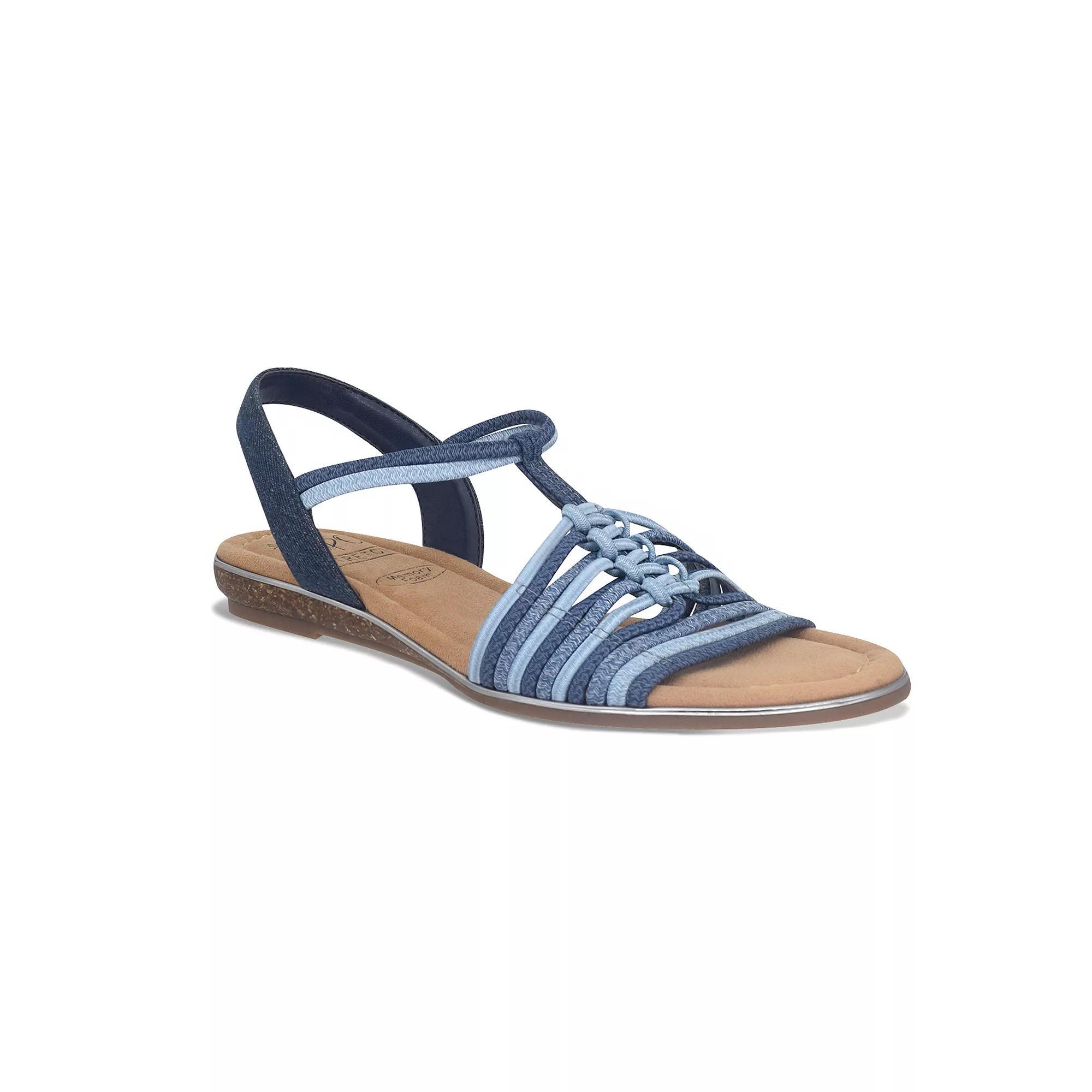 Impo Barella Women's Stretch Elastic Memory Foam Sandals, Size: 8 Medium, Blue Team Product Image