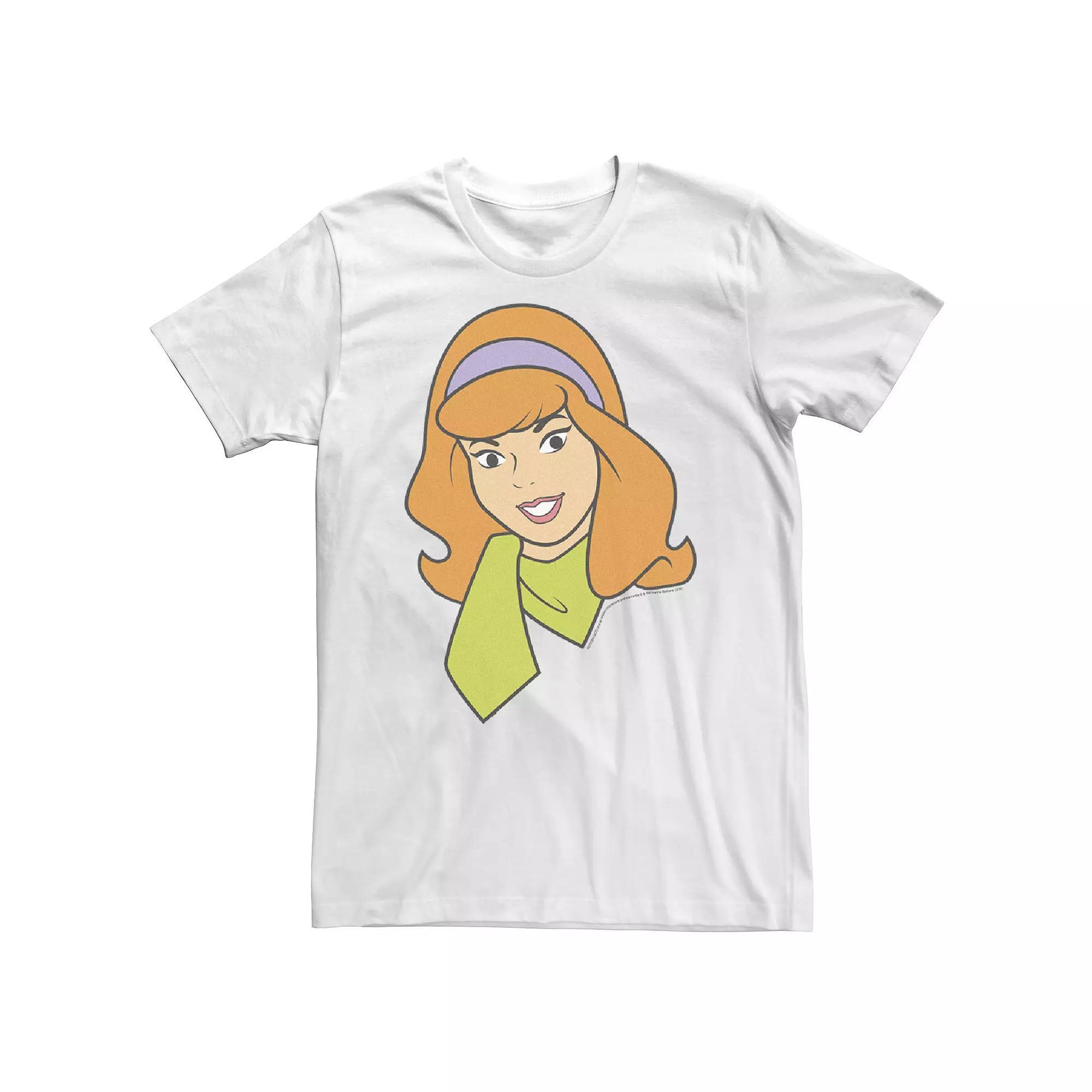 Big & Tall Scooby-Doo Daphne Large Portrait Tee, Men's, Size: 3XL, White Product Image