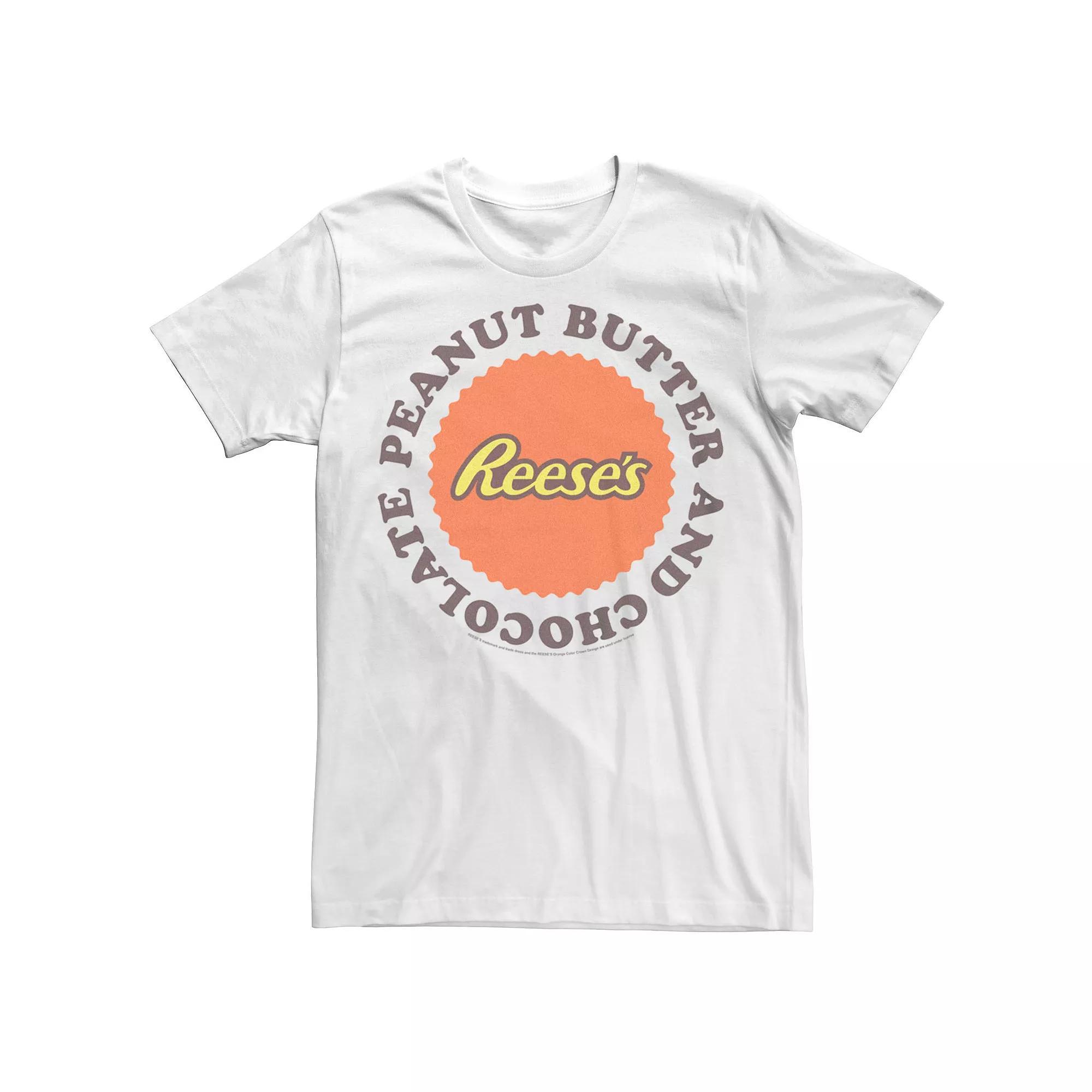 Men's Reese's Peanut Butter & Chocolate Graphic Tee, Size: XXL, White Product Image