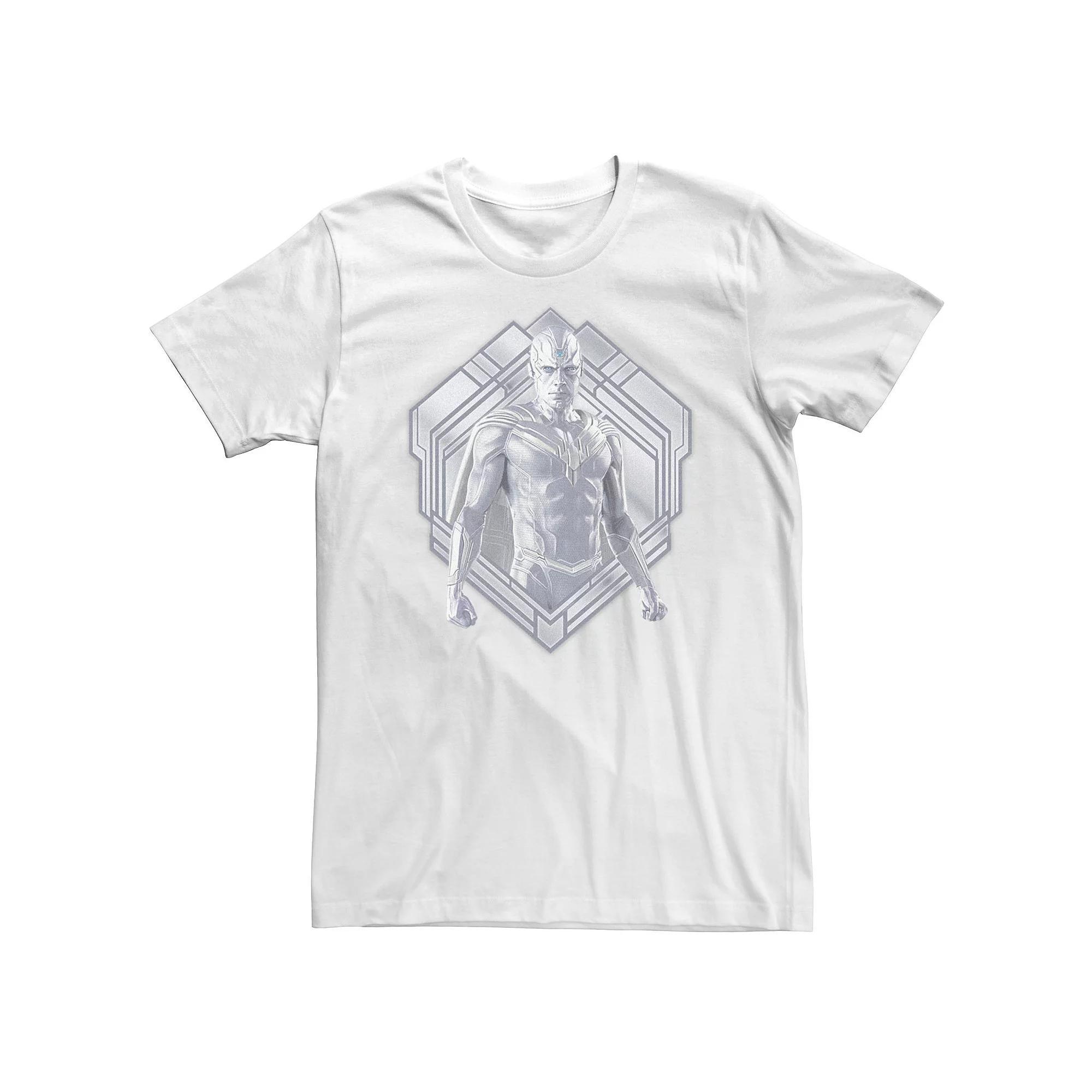 Big & Tall Marvel WandaVision The Vision Appearance Geometric Tee, Mens Product Image