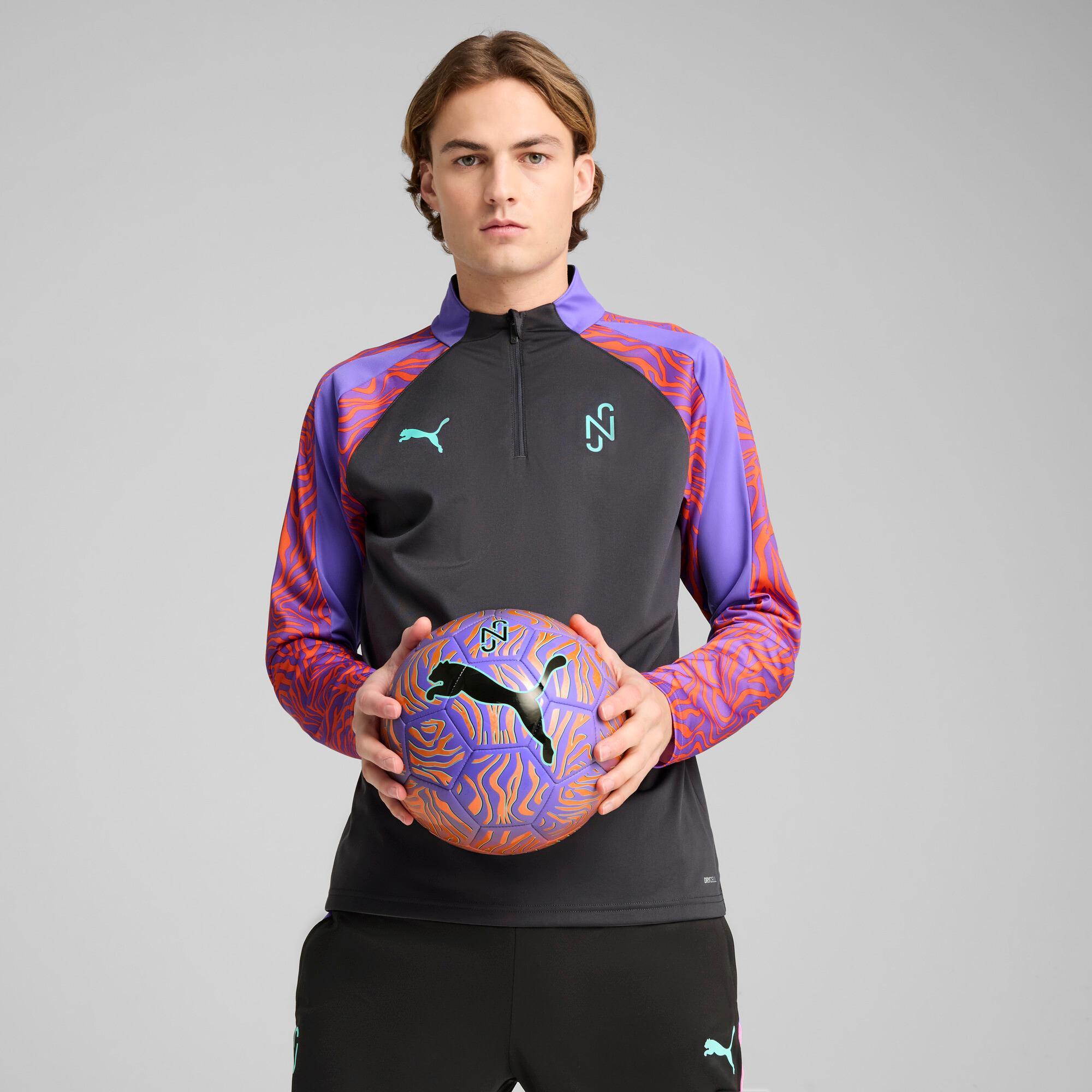 PUMA x NEYMAR Creativity Men's Quarter-Zip Soccer Top in Grey Product Image