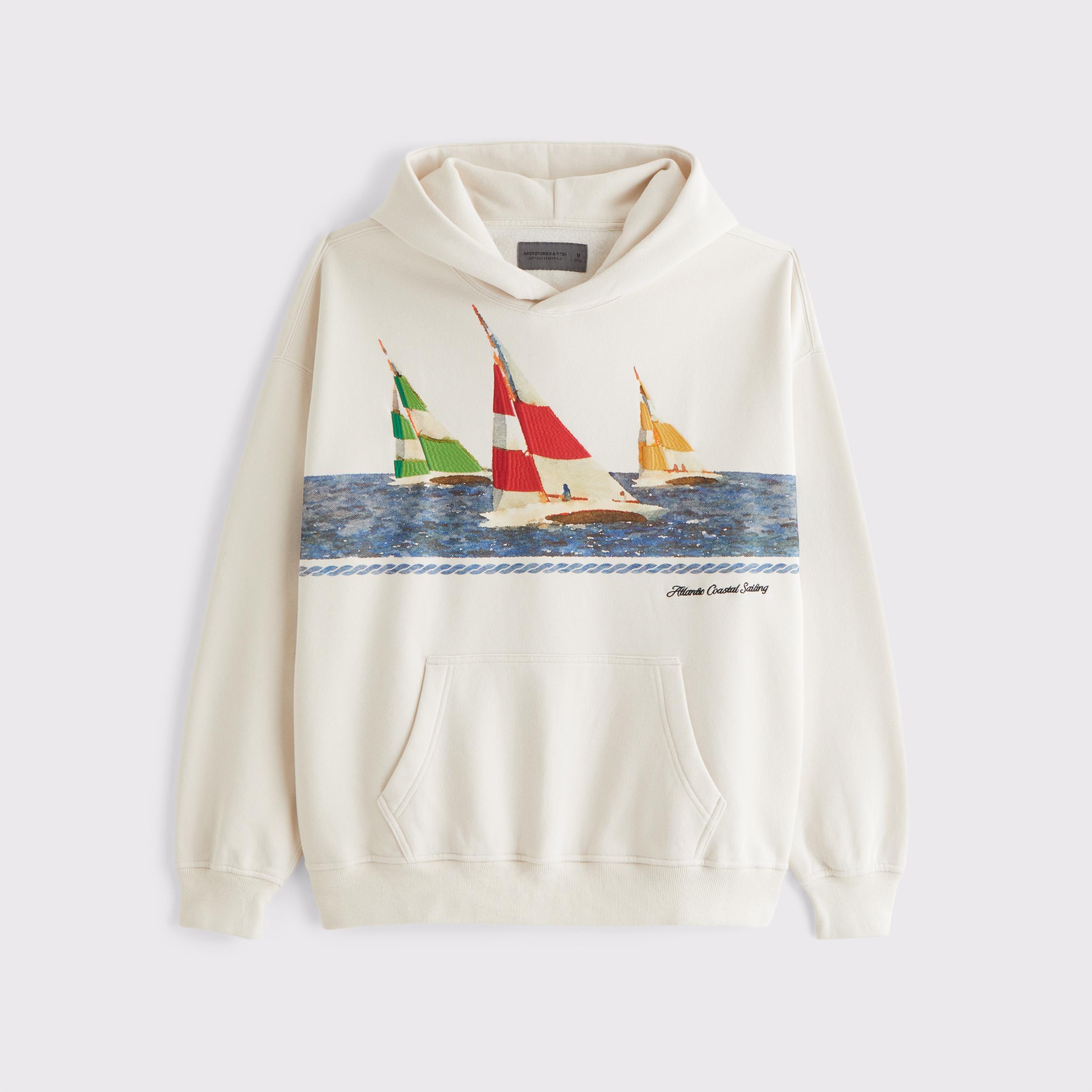 Nautical Graphic Popover Hoodie Product Image