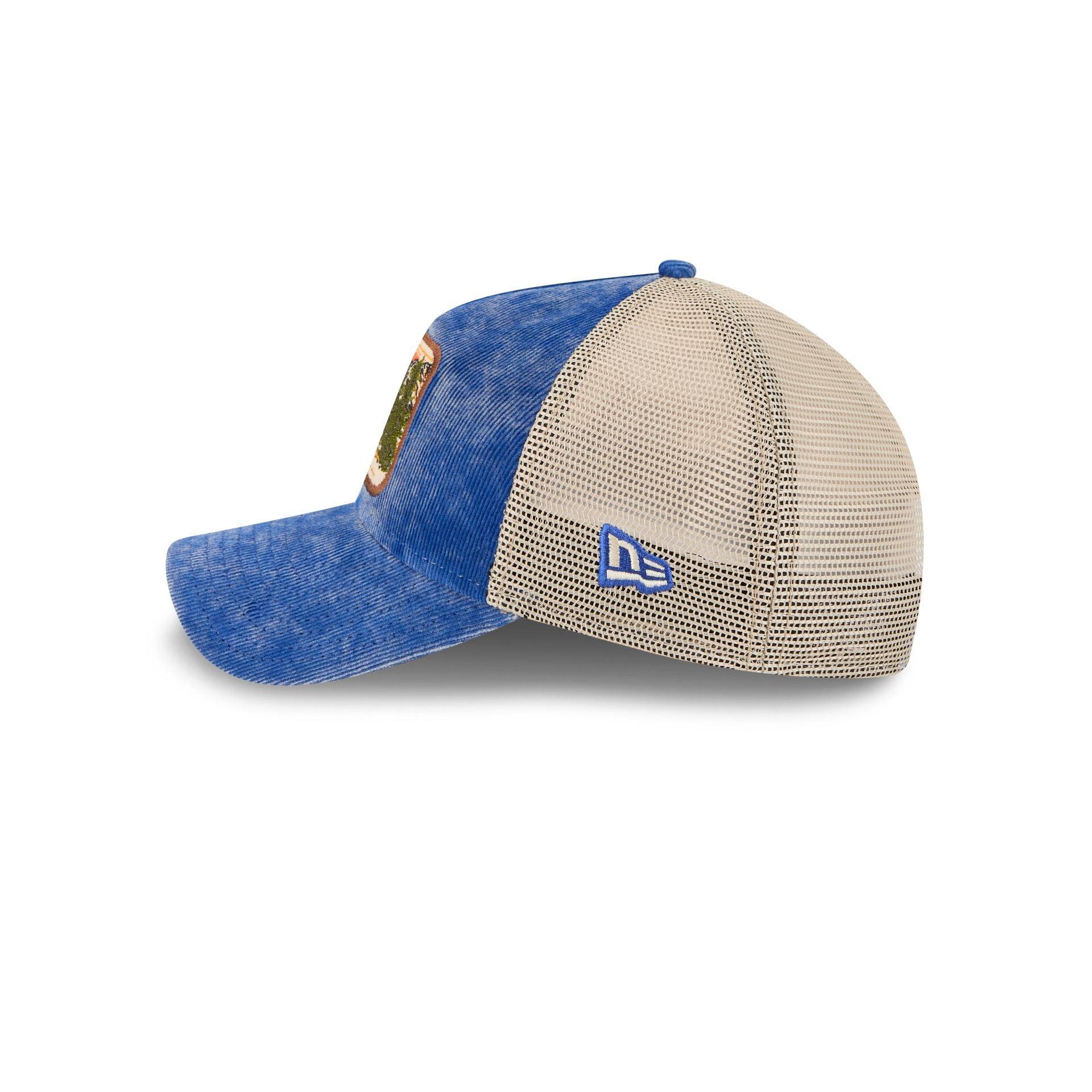 Seattle Mariners Vintage Landscape 9TWENTY A-Frame Trucker Hat Male Product Image