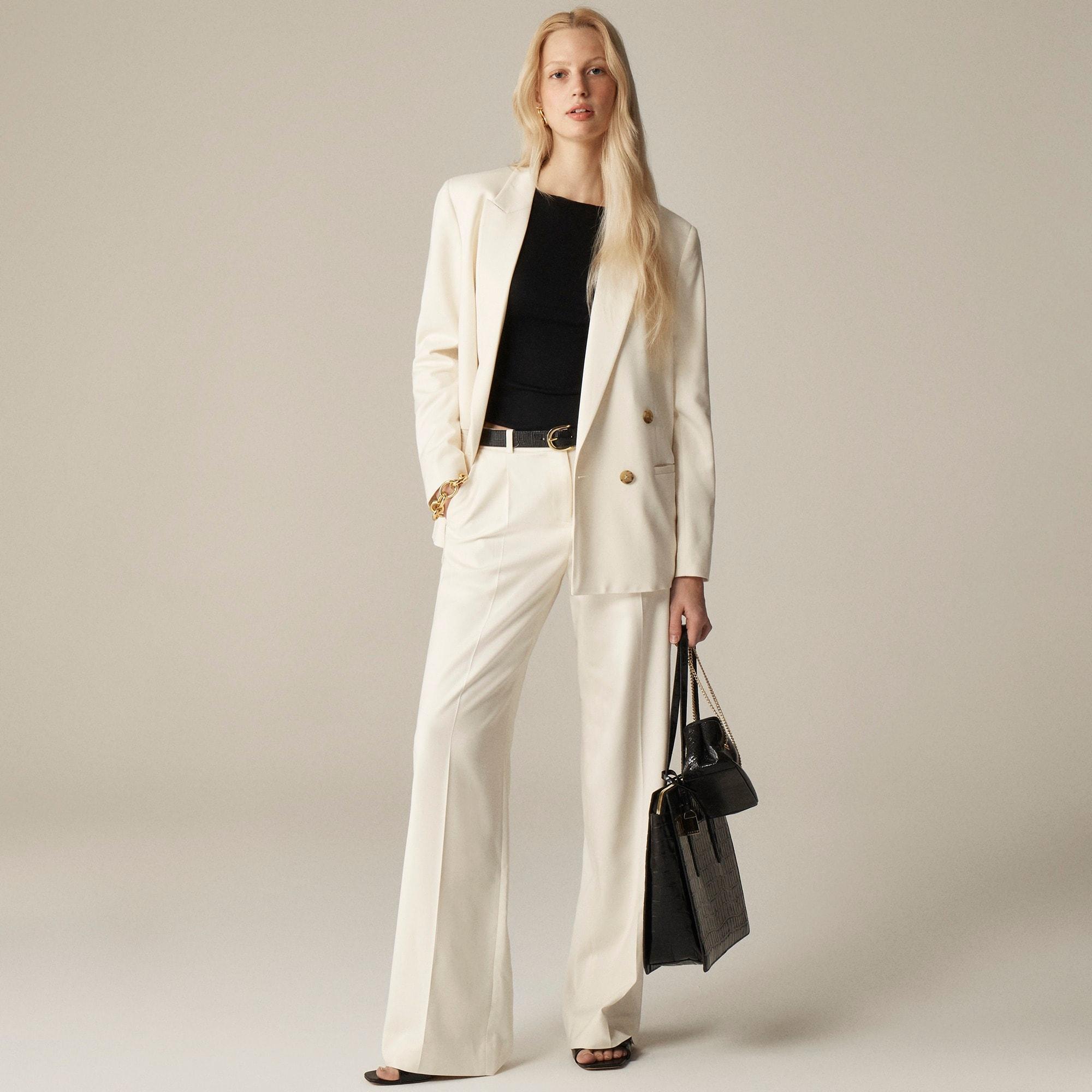 Lower-rise Essential wide-leg pant in city twill Product Image