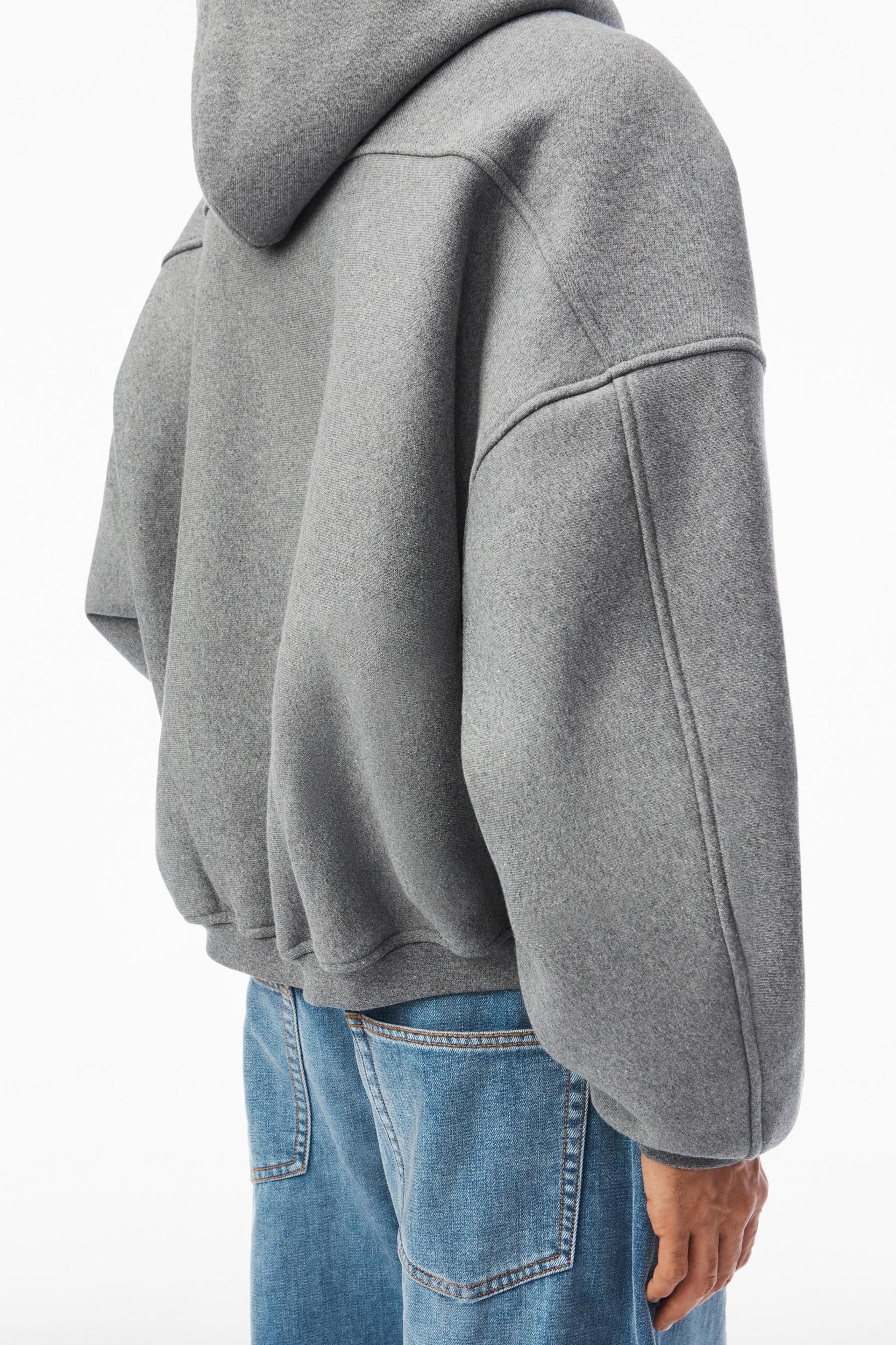 Star Zip Up Hoodie In Dense Fleece Product Image