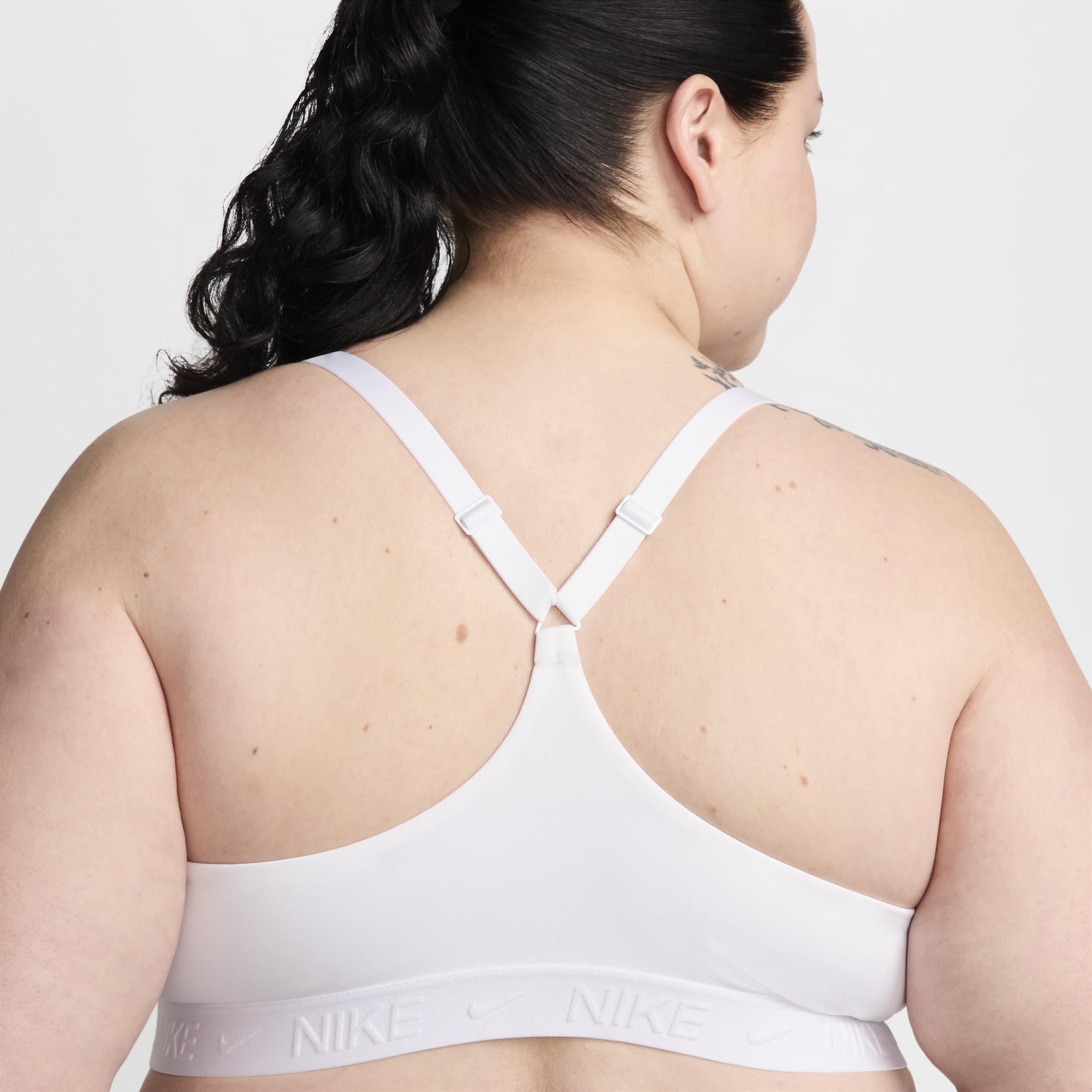 Plus Size Nike Indy Light Support Padded Sports Bra, Women's, Size: 1XL, White Product Image