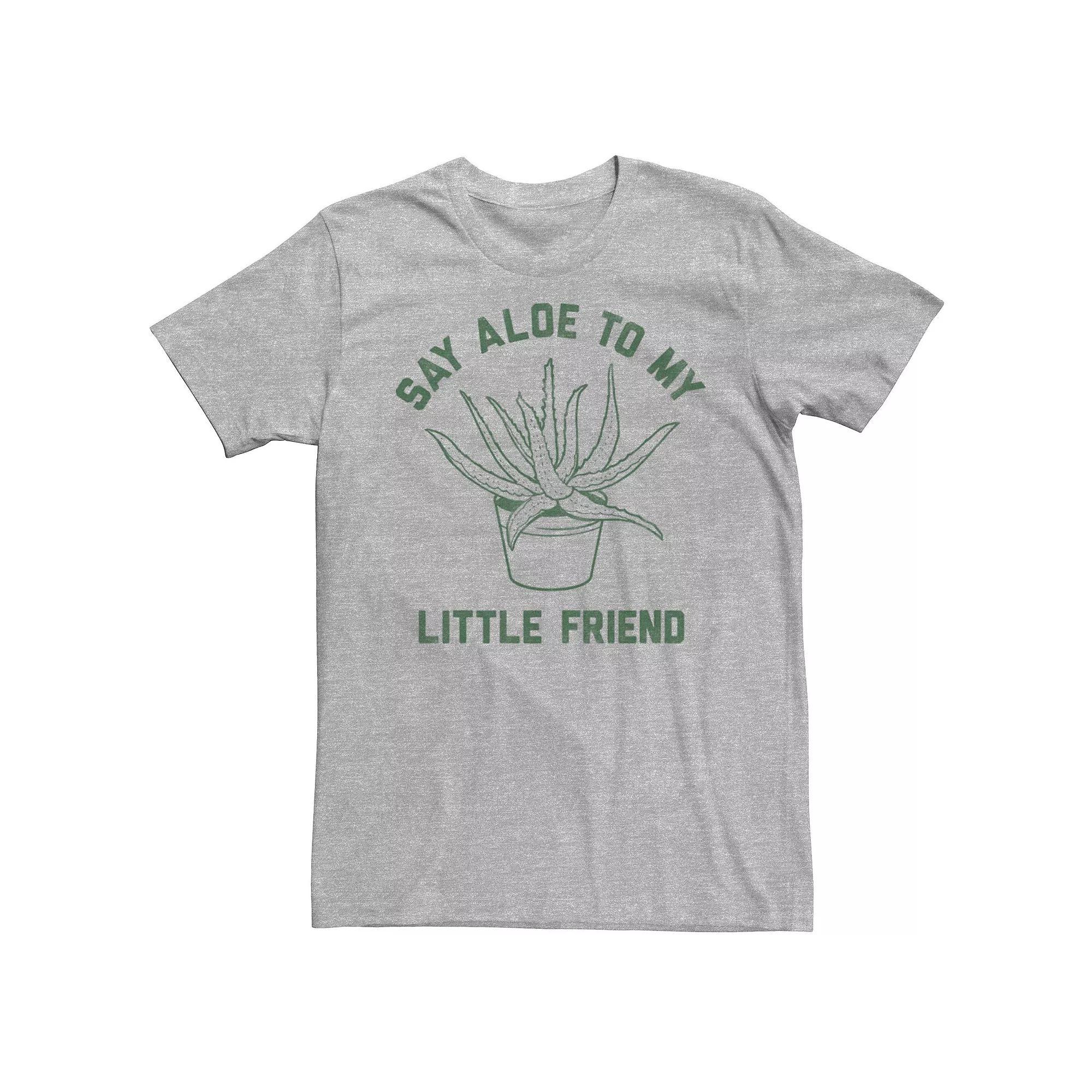 Mens Aloe Plant Tee Athletic Grey Product Image