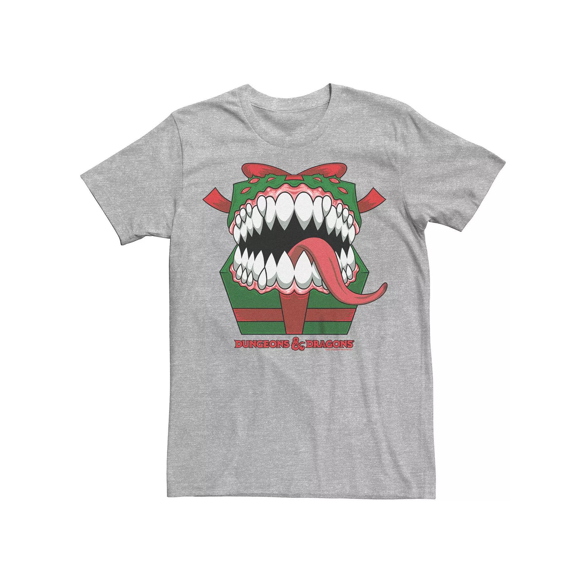 Men's Dungeons & Dragons Monster Gift Graphic Tee, Size: Medium, Athletic Grey Product Image