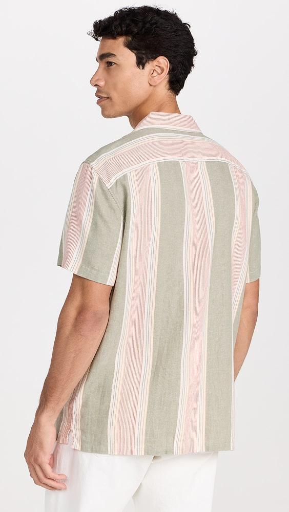 Faherty Short Sleeve Hemp Blend Camp Shirt | Shopbop Product Image