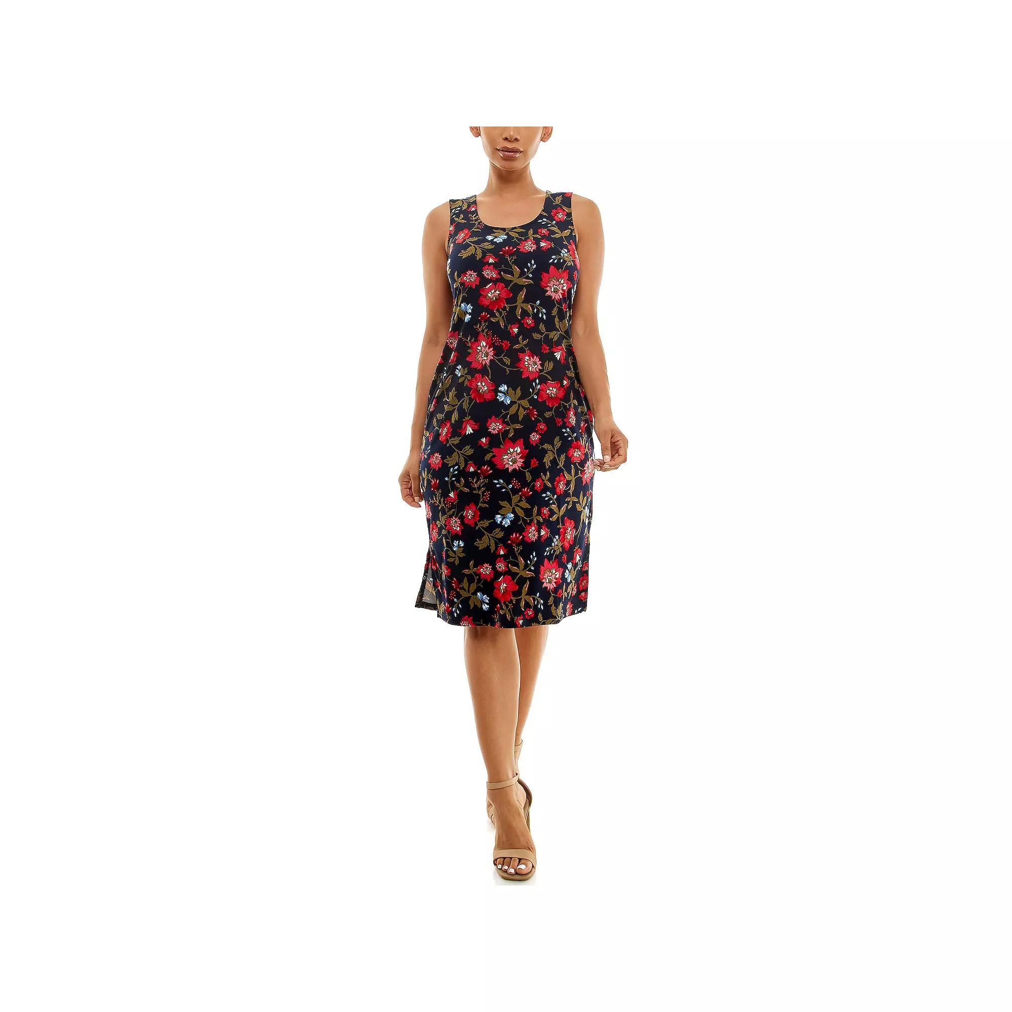 Women's Nina Leonard Bar Back Midi Dress, Size: Small, Blue Team Product Image