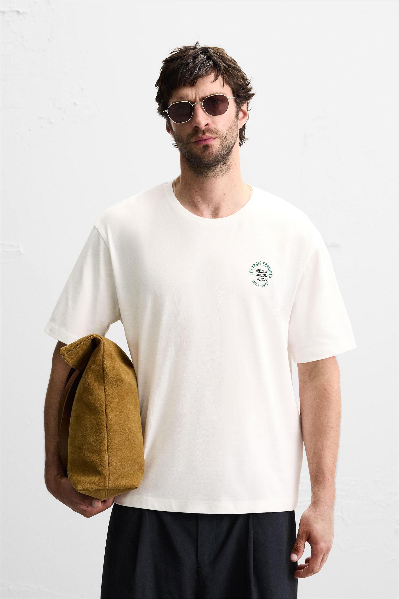 COMBINATION EMBROIDERY T-SHIRT Product Image