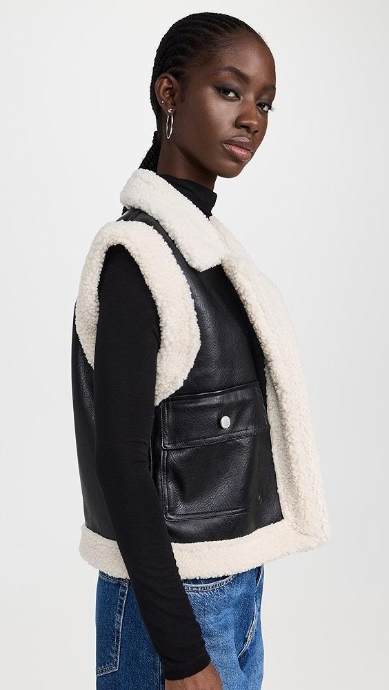 Avec Les Filles Sherpa Vest | Shopbop Product Image