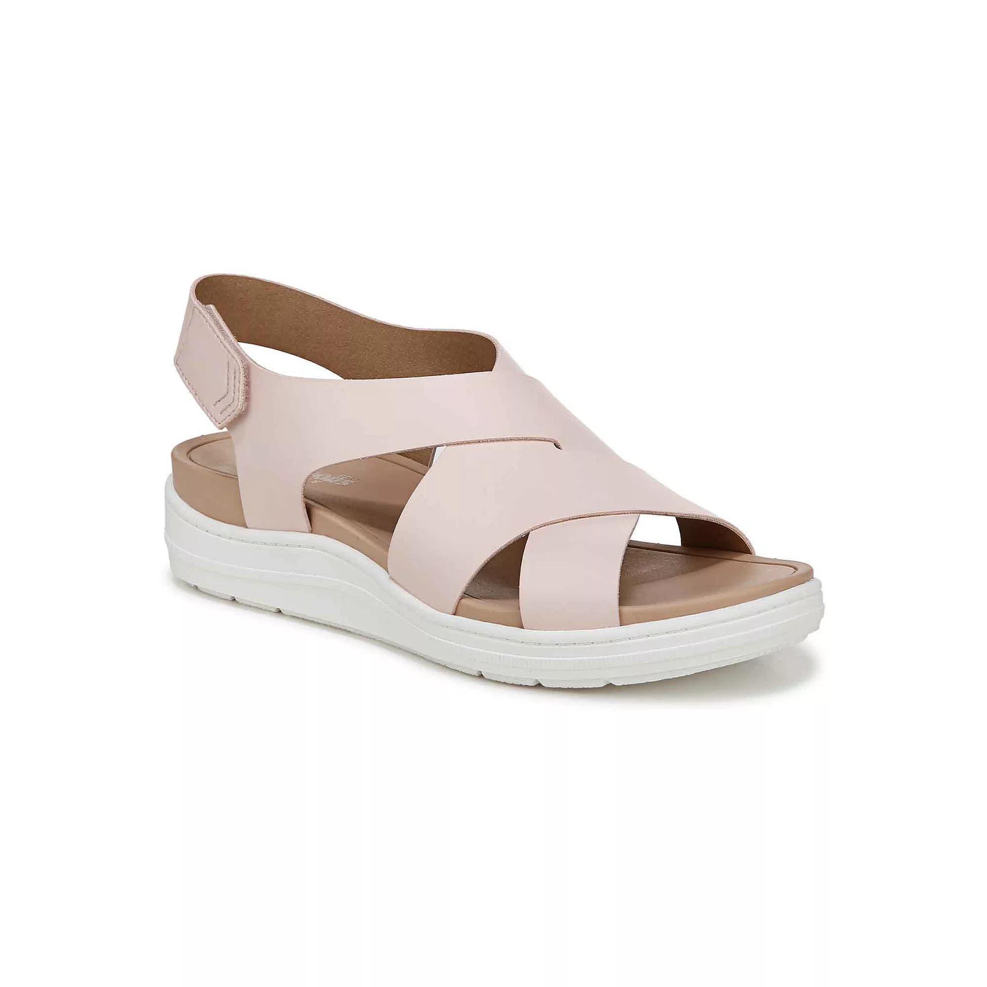 Dr. Scholl's Time Off Sea Women's Strappy Sandals, Size: 6.5, Blush Pink Product Image