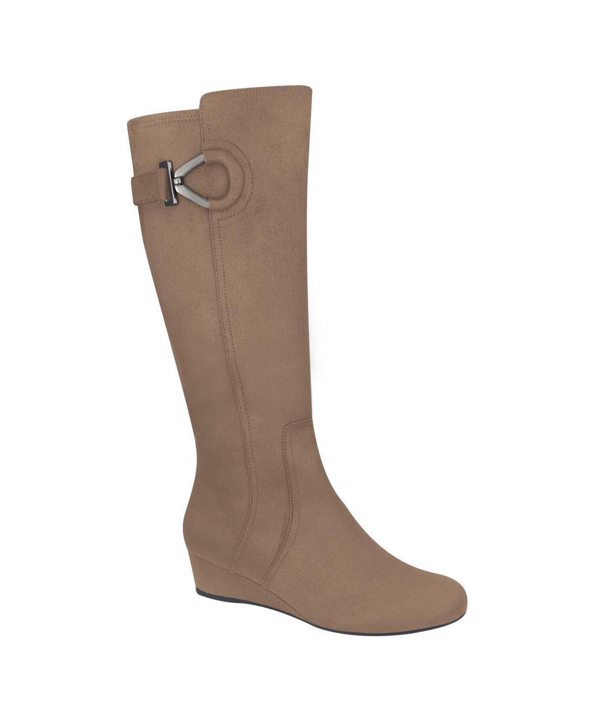 Impo Georgia Memory Foam Womens Stretch Wedge Boots Product Image