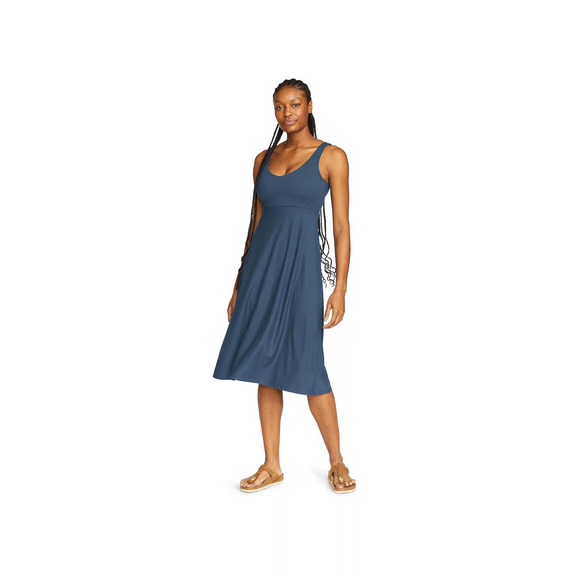 Petite Eddie Bauer Aster Tank Top Midi Dress, Women's, Size: XL, Dusk Product Image