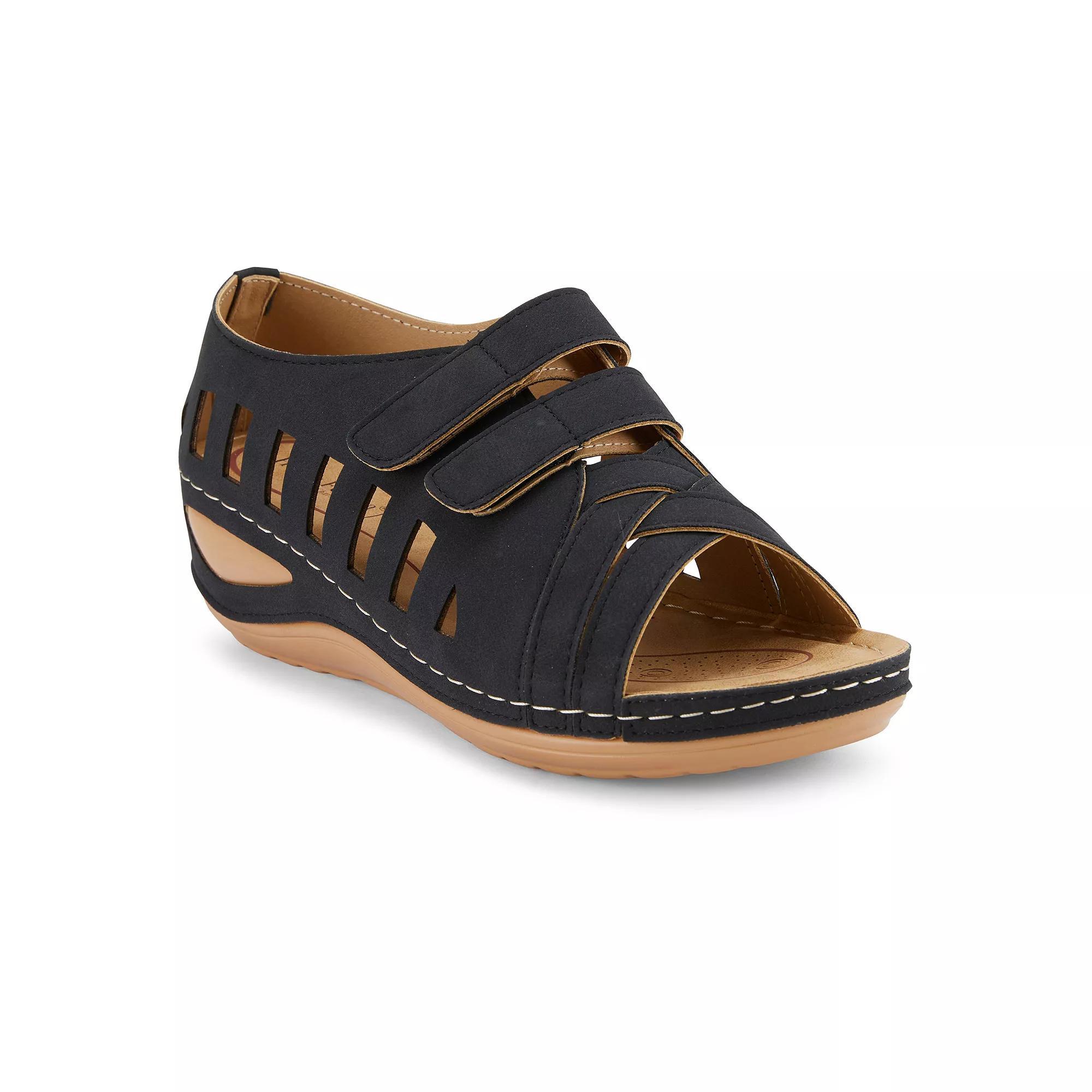 Henry Ferrera By Charming Lady Style Indiana Women's Comfort Shoes, Size: 7.5, Black Product Image